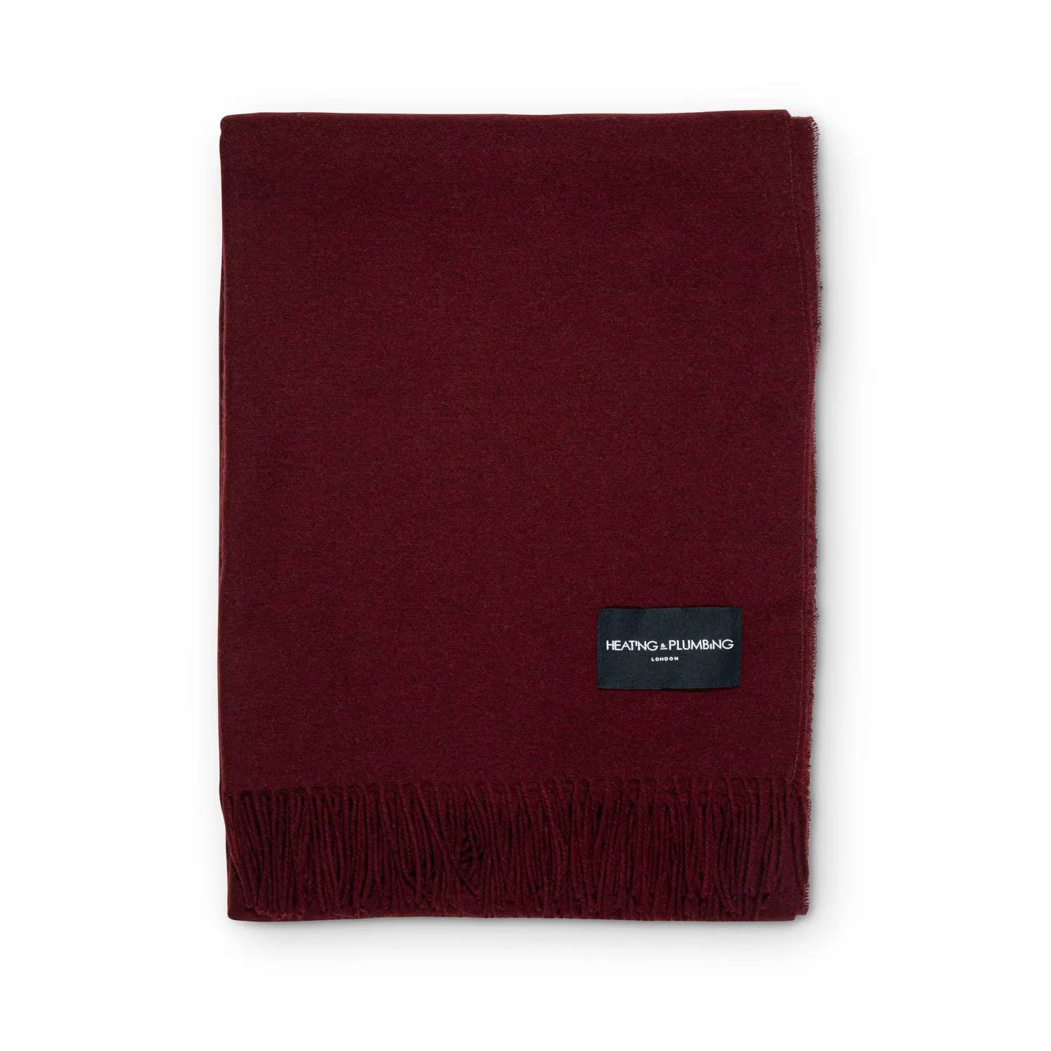 Love Stories Cashmere Blanket - Wine