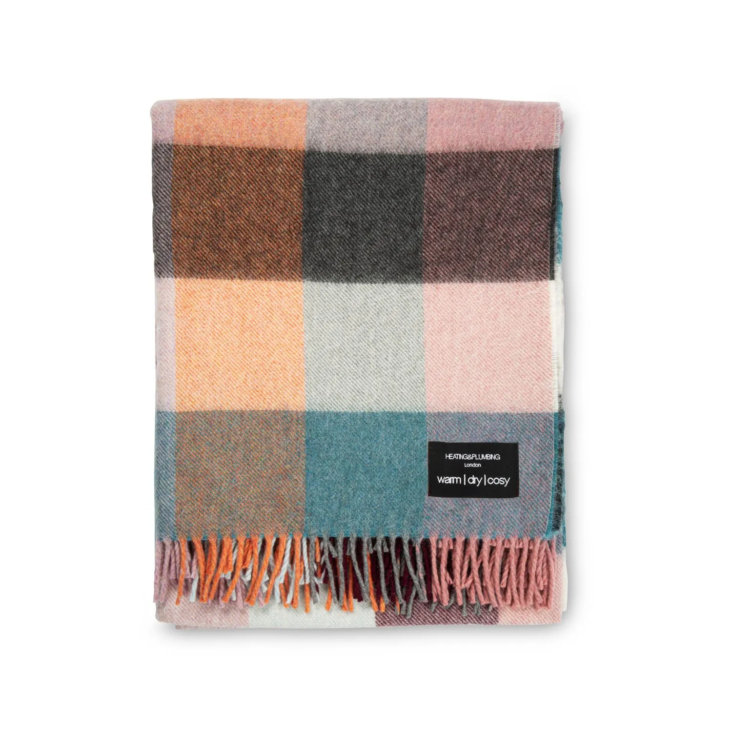 Wonderland Alpaca & Merino Lambswool Blanket - Rose Gold