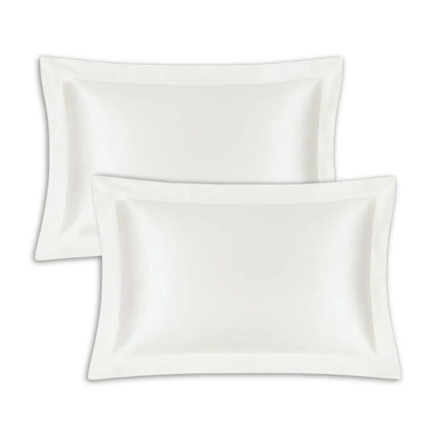 Mulberry Silk Oxford Pillowcase Set - White image