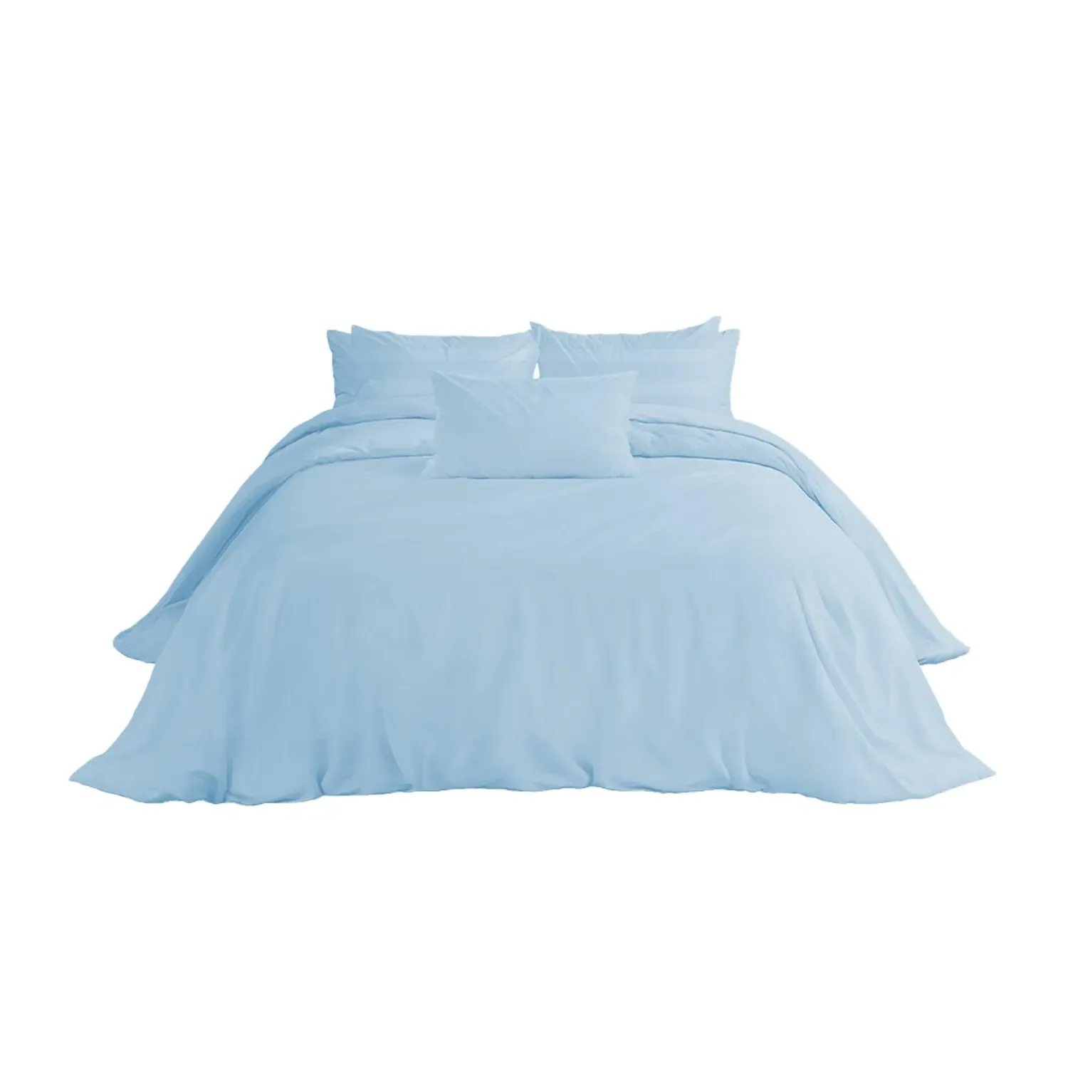 Babylon Collection King Size Duvet Set - Blue, Egyptian Cotton image