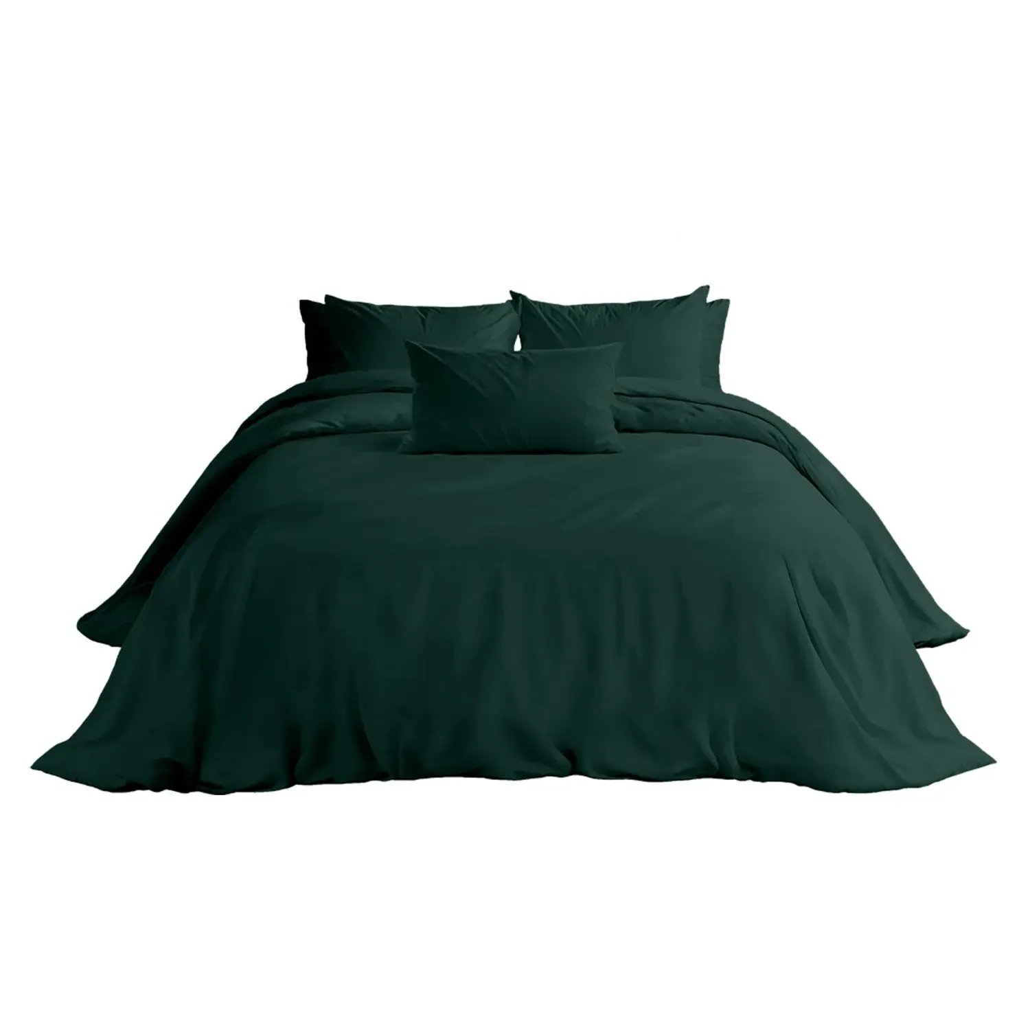 Babylon Collection Super King Duvet Set - Green, Egyptian Cotton