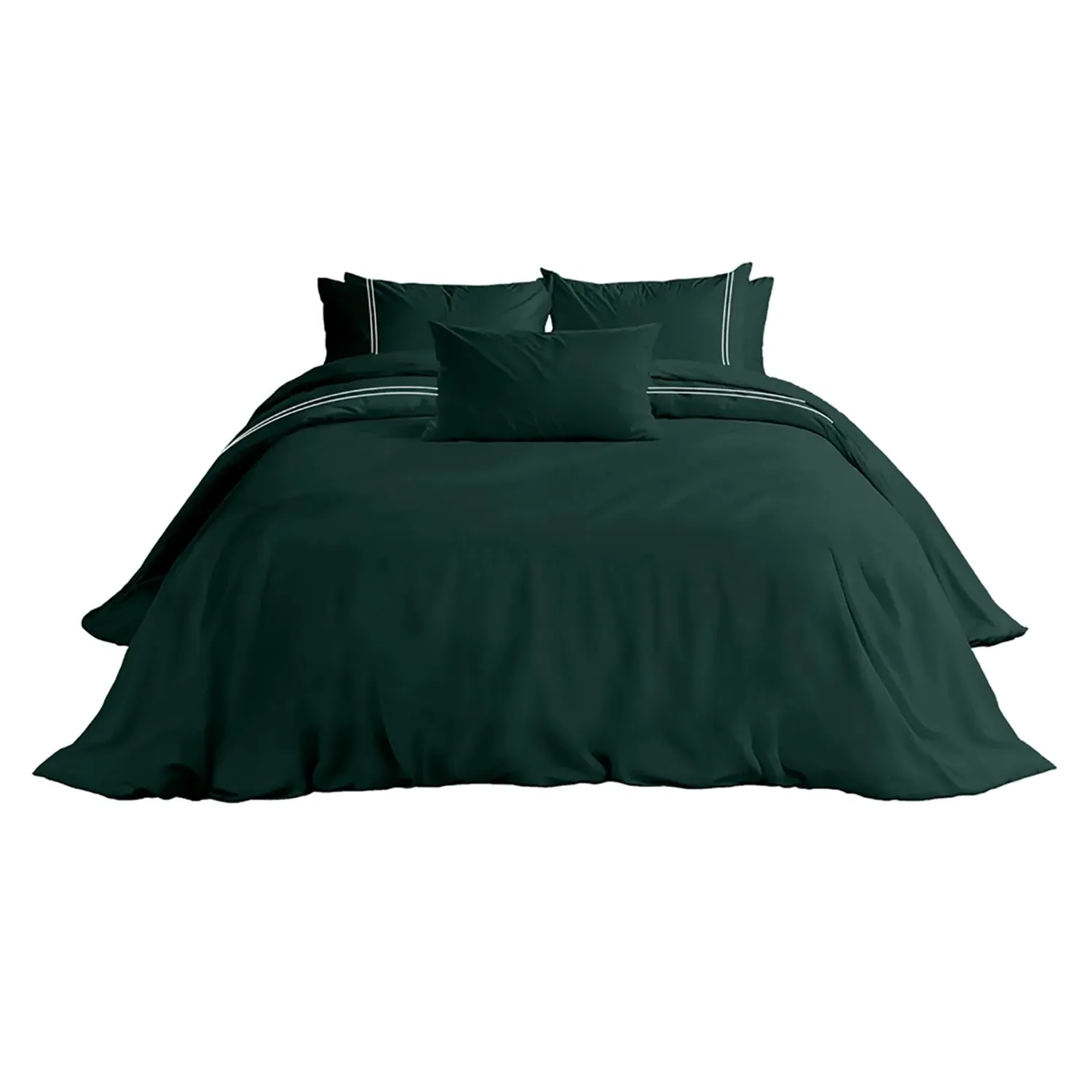 Cairo Collection Double Bedding Set - Green, Cotton
