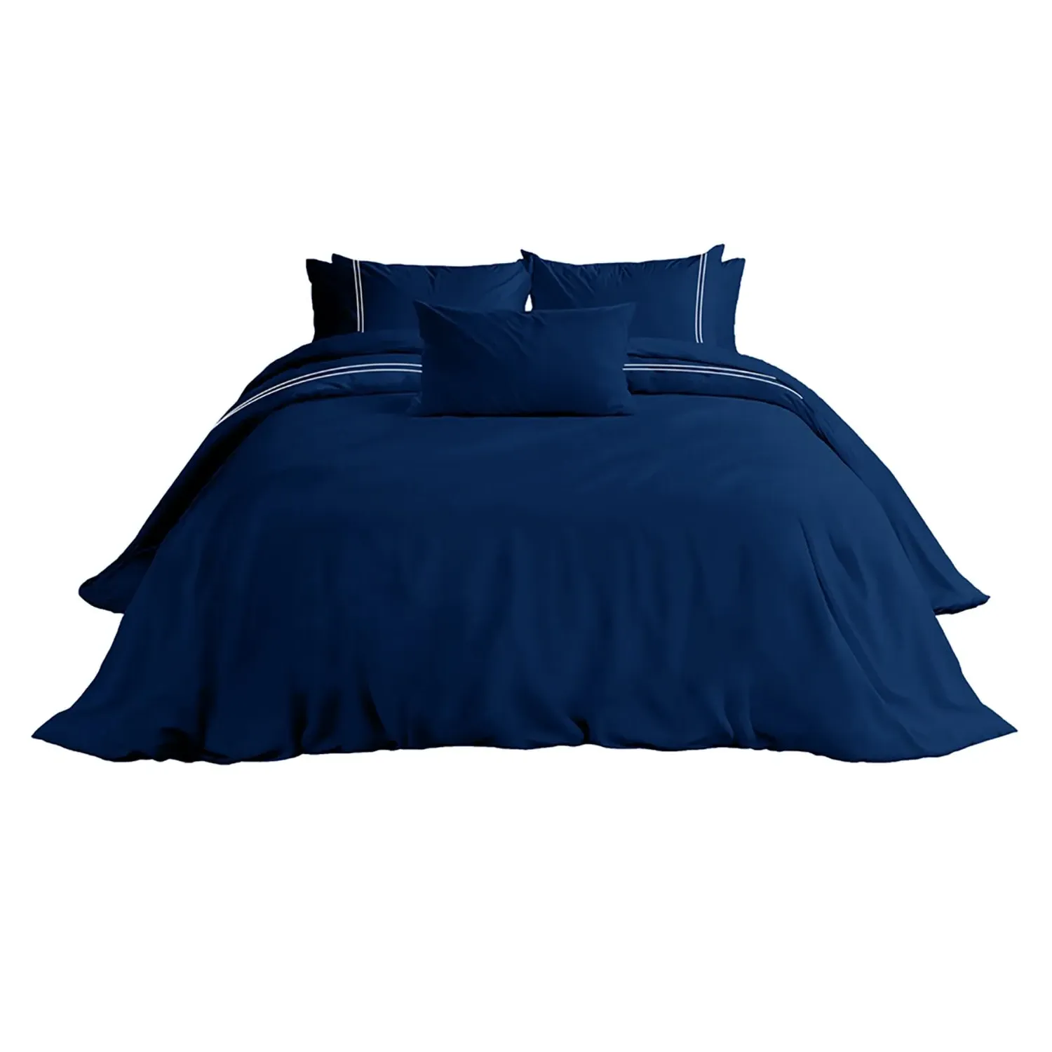 Cairo Collection Super King Bedding Set - Blue, Cotton image
