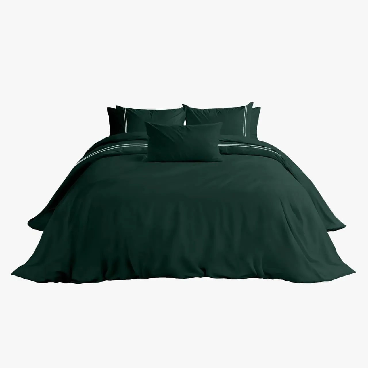 Cairo Collection Super King Bedding Set - Green, Cotton
