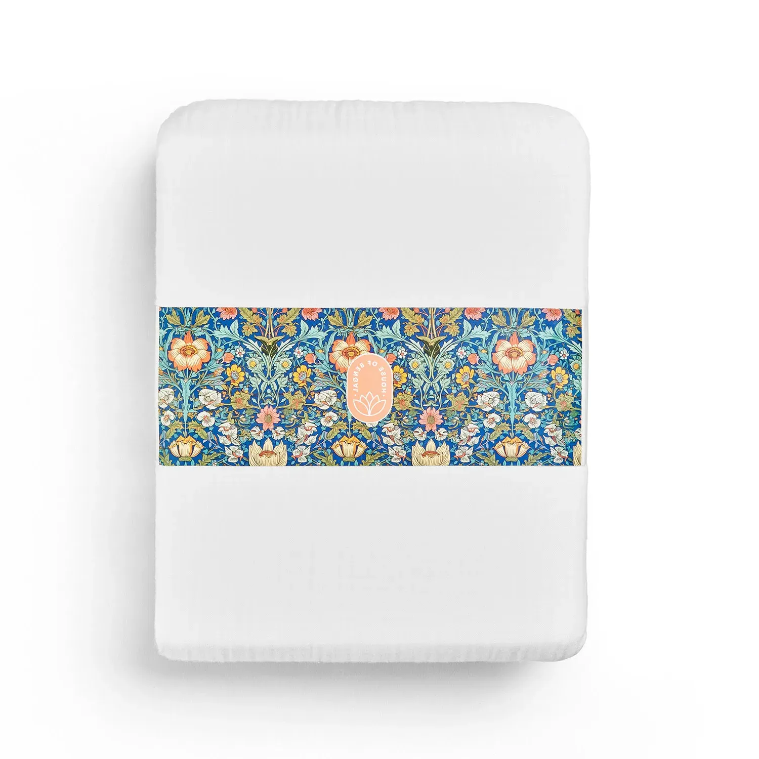 Muslin Double Duvet Set - White, Cotton