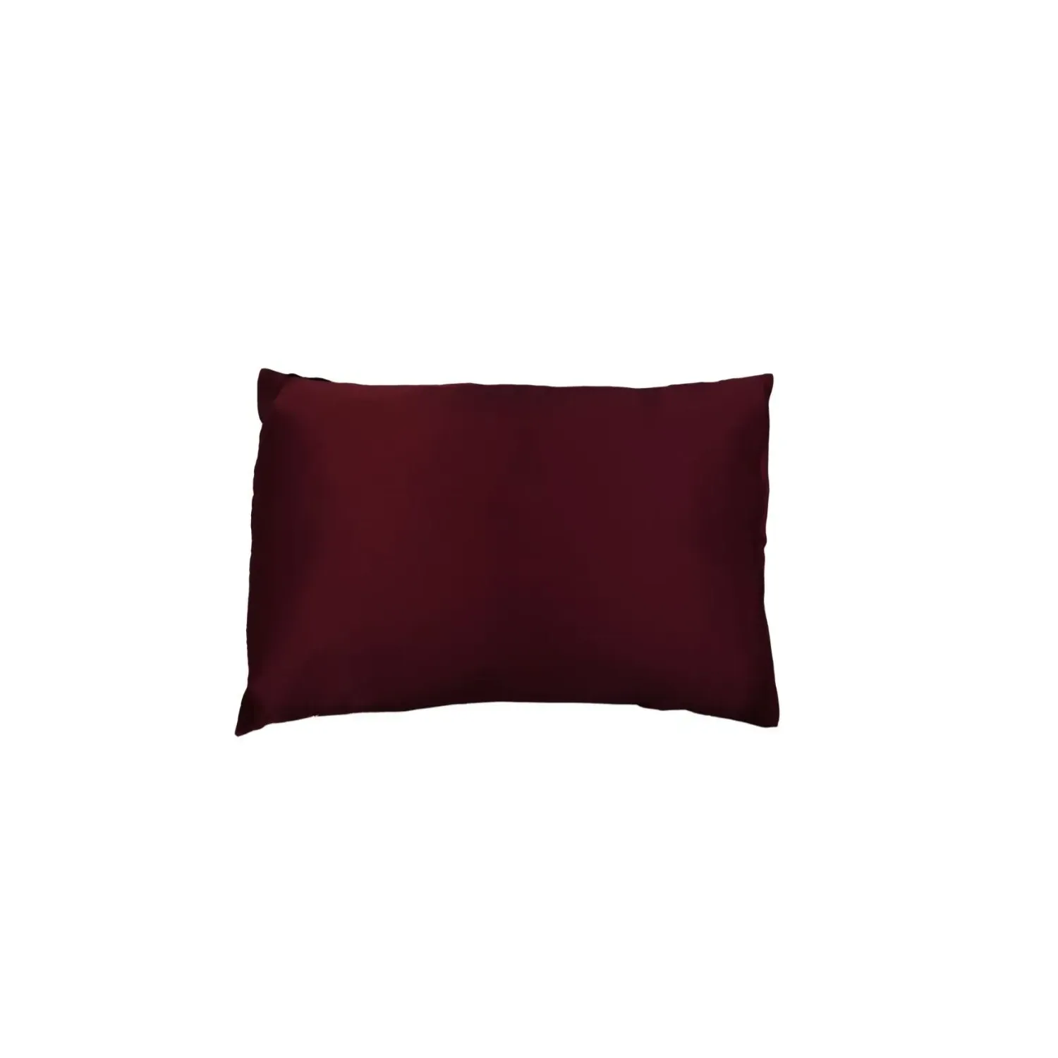 Silk and Bamboo Pillowcase - Burgundy image