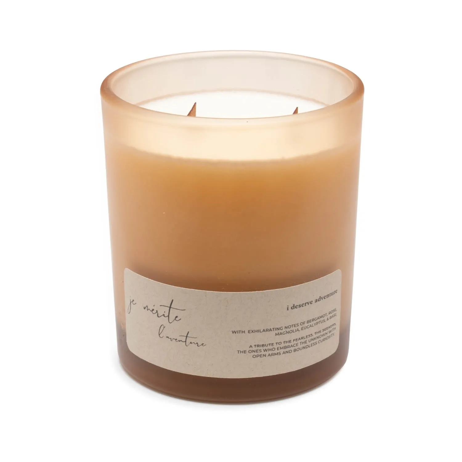 I Deserve Adventure 13 Oz Scented Candle - White, Coconut Soy Wax image