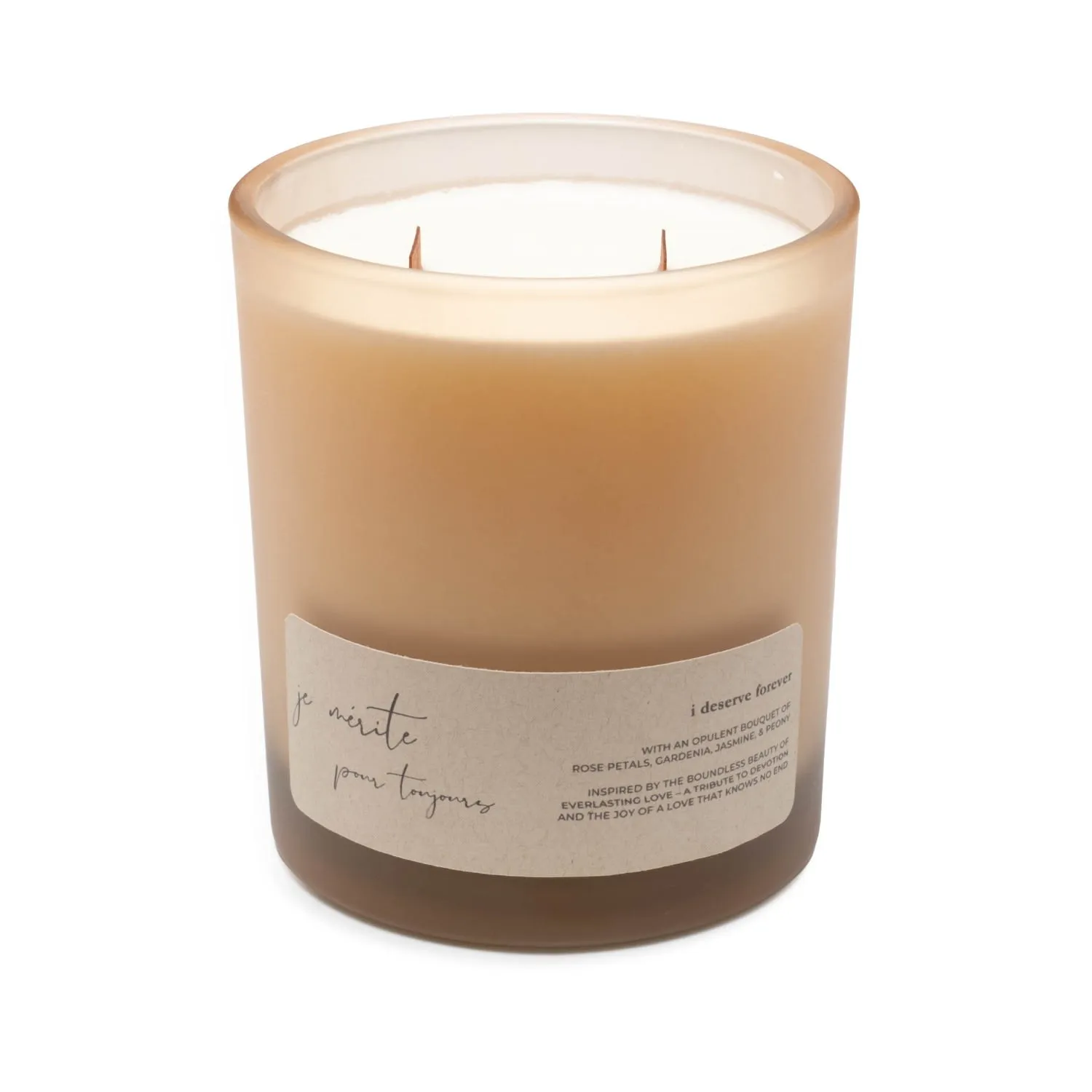 I Deserve Forever 13 Oz Scented Candle - White, Coconut Soy Wax