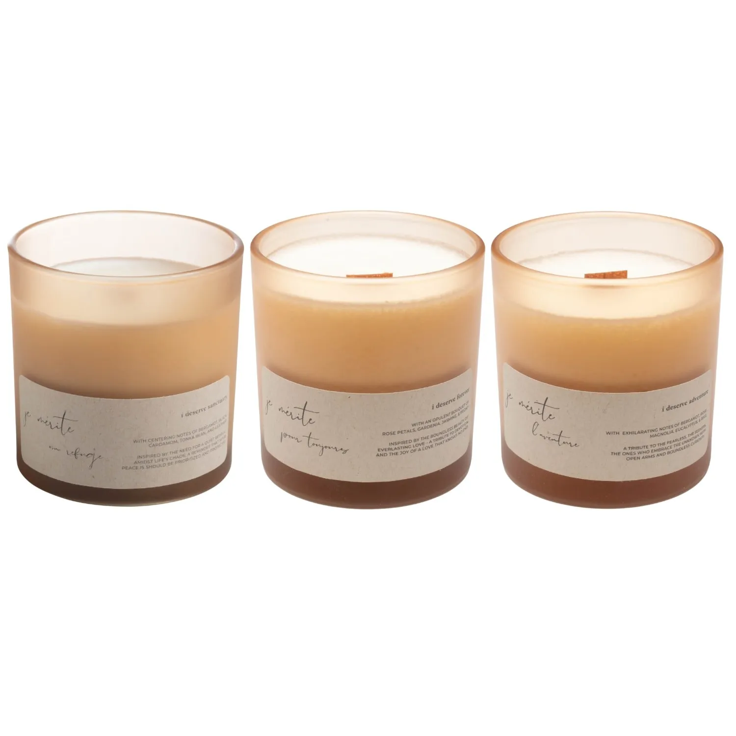 I Deserve Sanctuary Forever Adventure 8 Oz Candle Gift Set - White