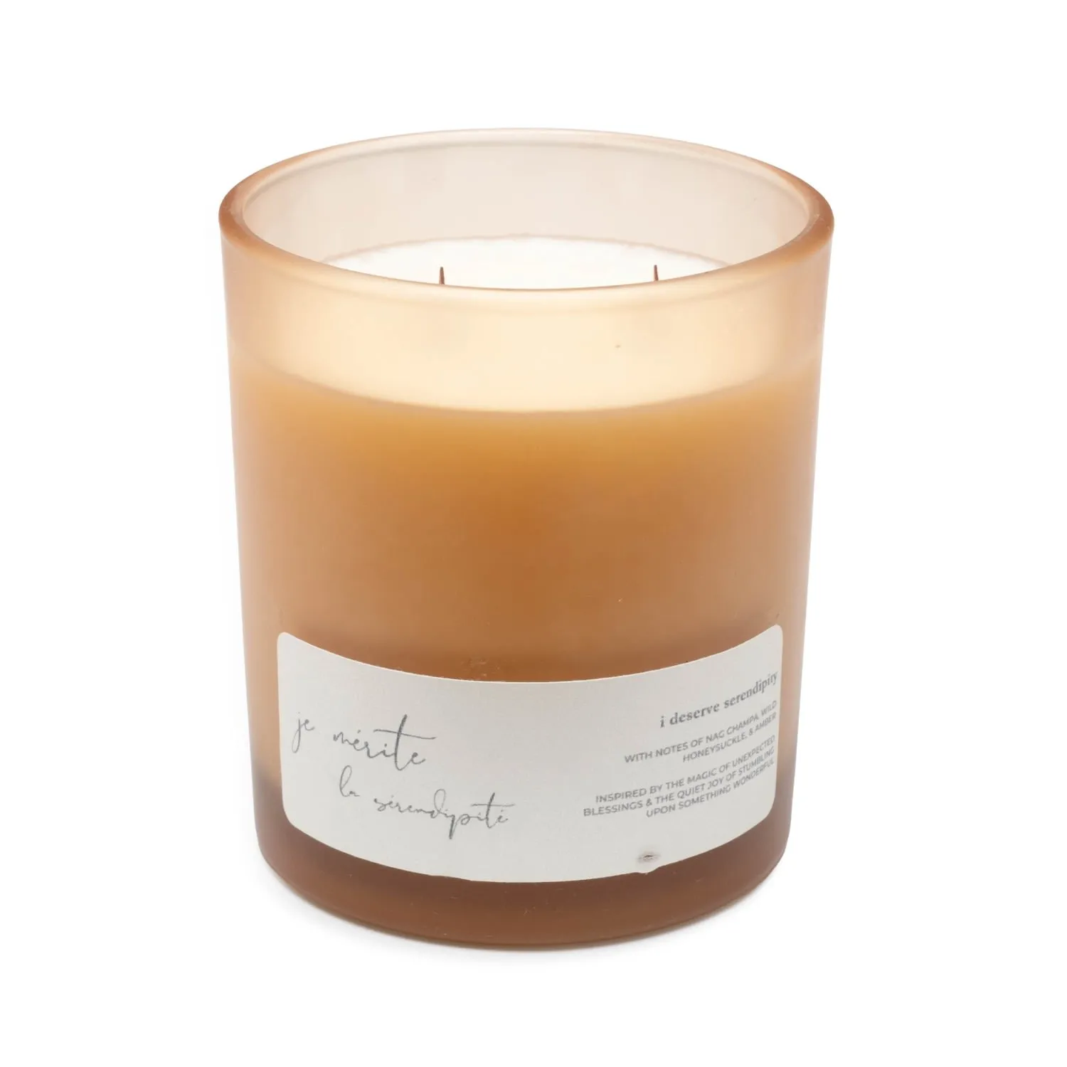 I Deserve Serendipity 13 Oz Scented Candle - White, Coconut Soy Wax