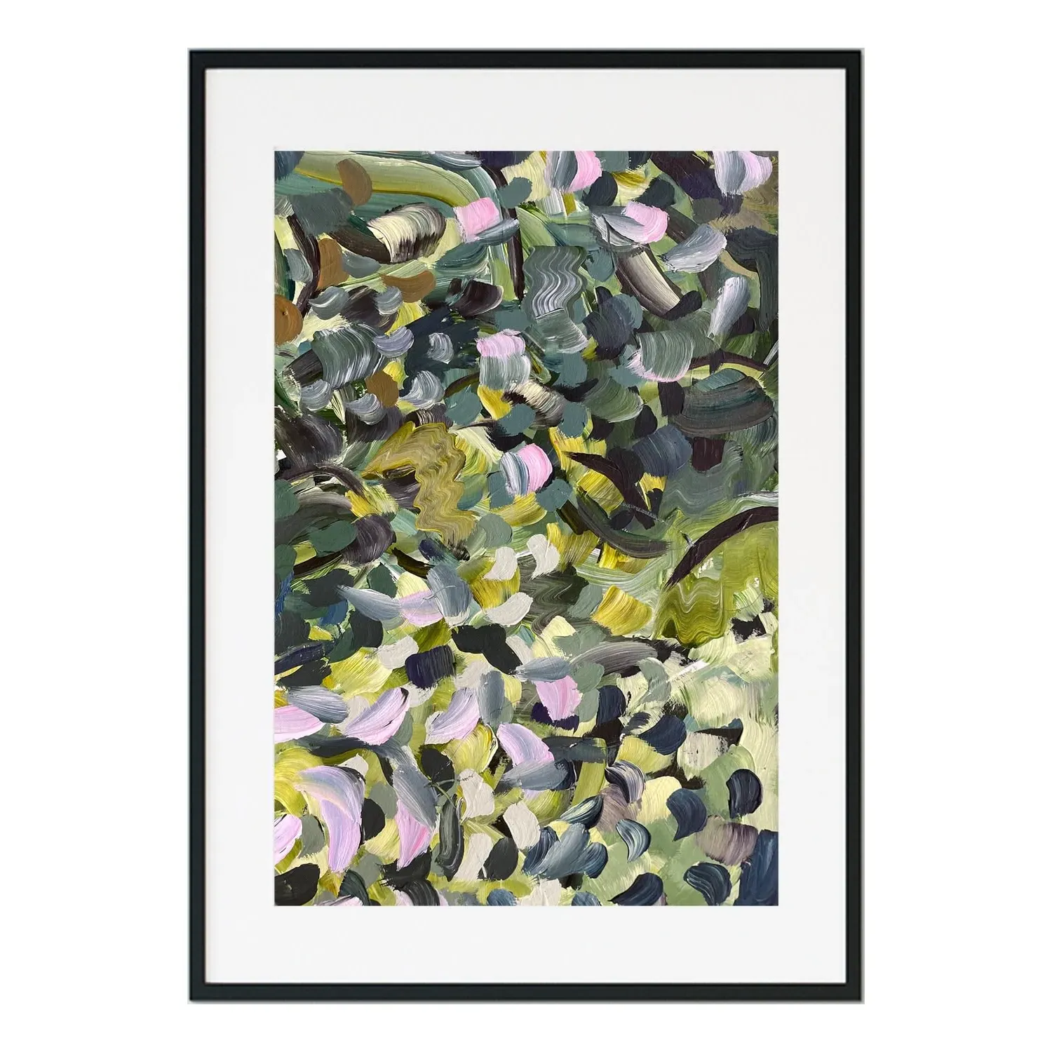 Spring Breaks Loose A3 Art Print - Green image