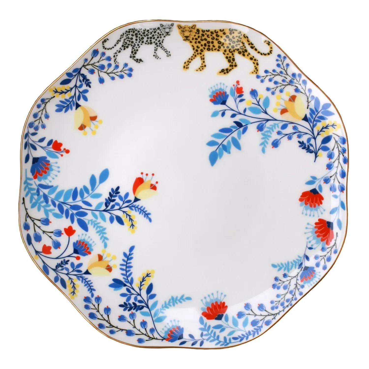 Amazon Rainforest Dinner Plate - White, Bone China