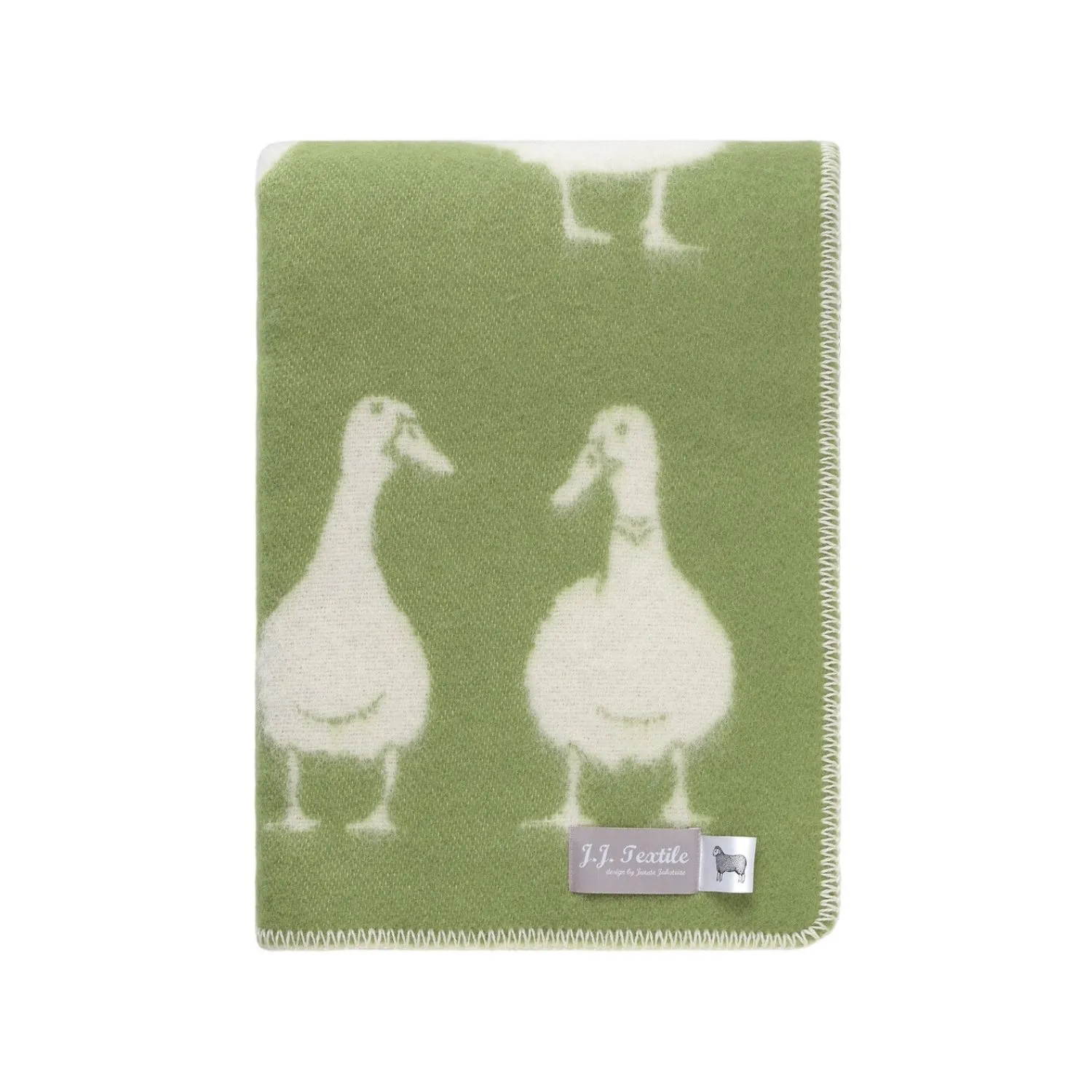 Duck Blanket - Green, Wool image