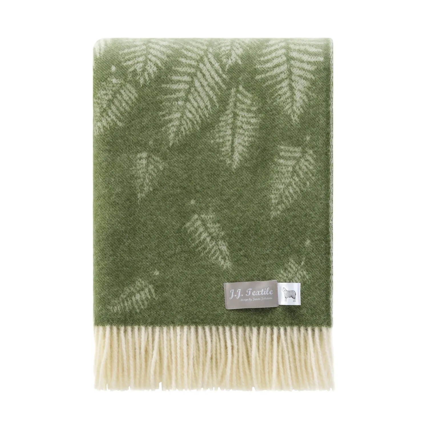 Loose Fern Throw - Green image