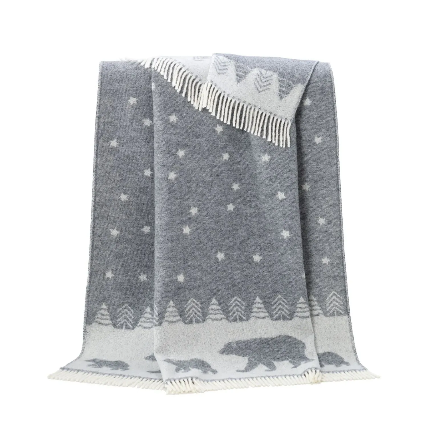 Moon Wool Throw - Grey image