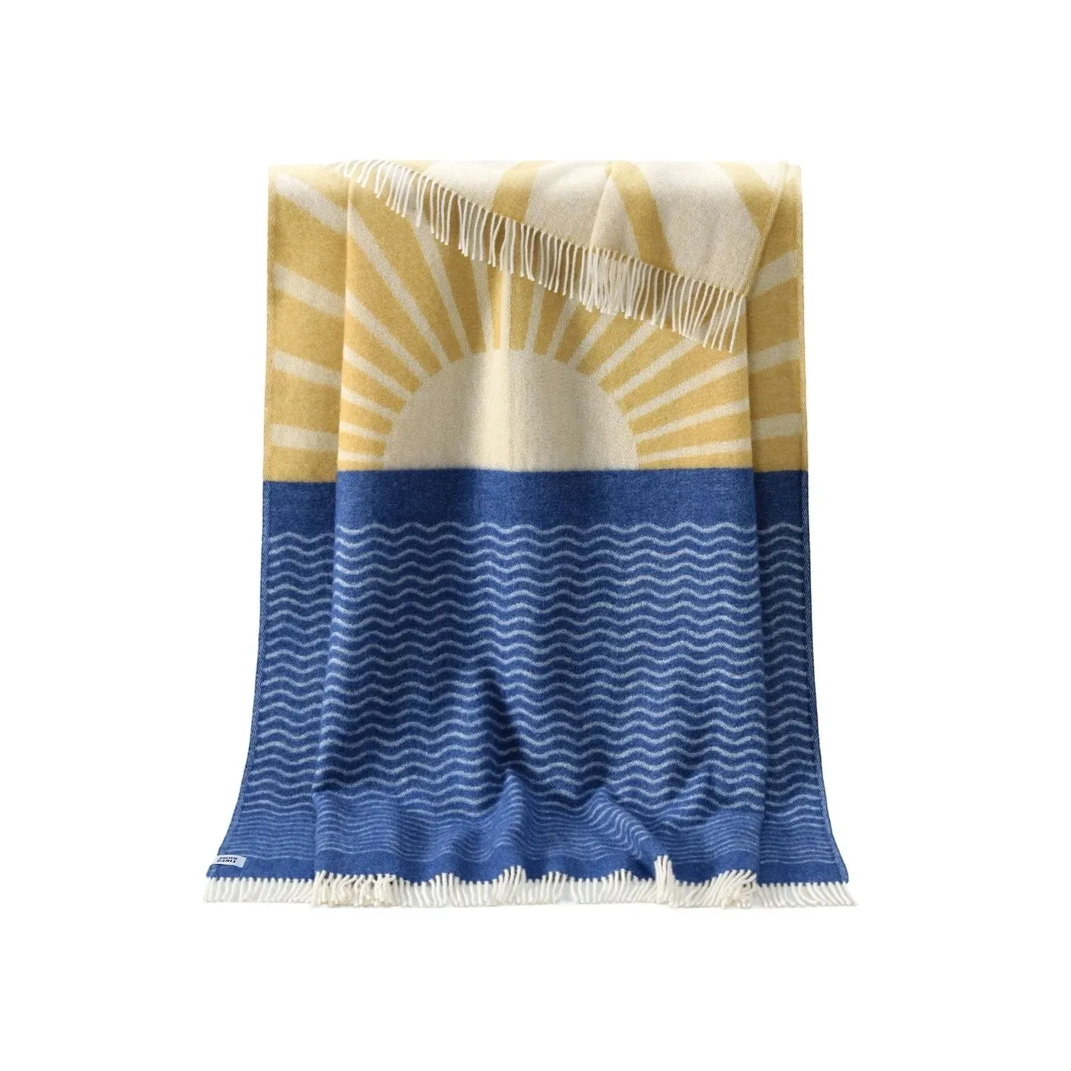 Sunlight Wool Throw - Blue, Wool image