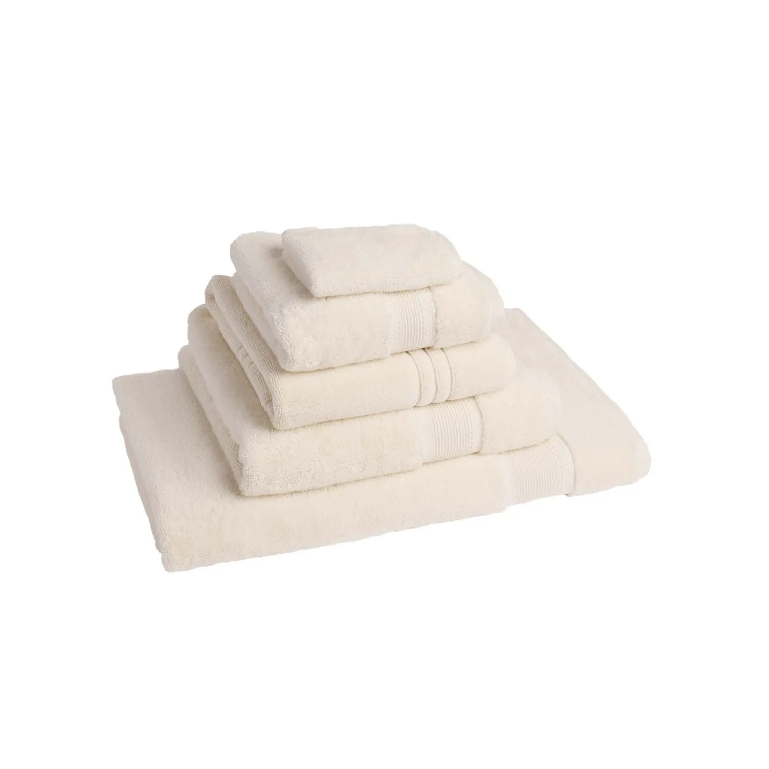 Complete Bath Set - Chalk, Organic Cotton image