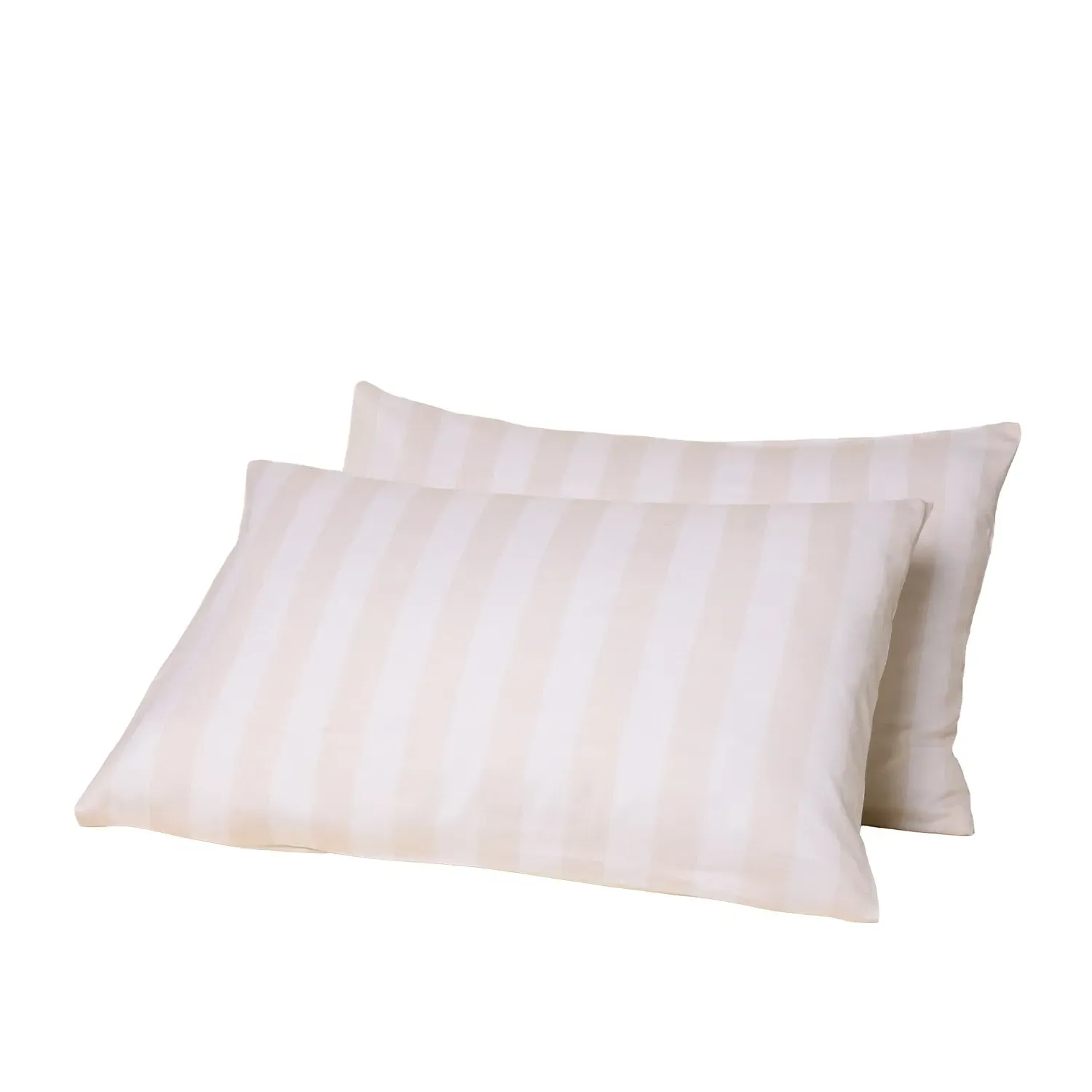 Geo Printed Standard Pillowcases - White, Cotton