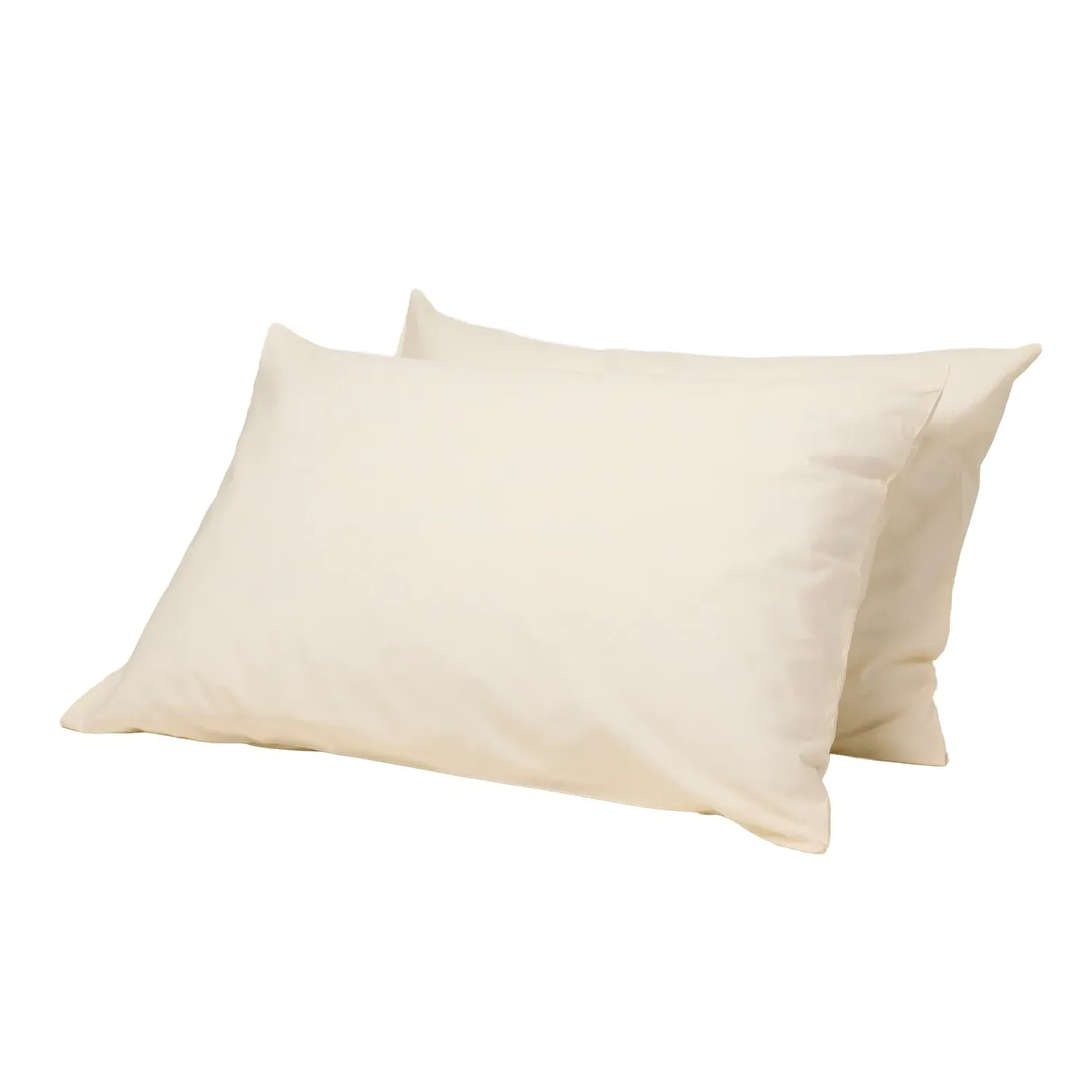 Percale Organic Cotton Pillowcases - Cream image