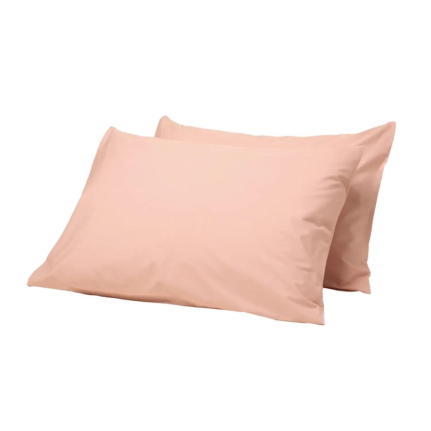 Percale Organic Cotton Pillowcases - Pink