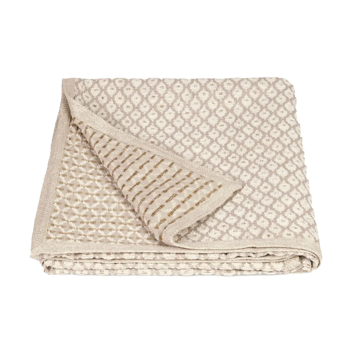 Robab Jacquard Throw - Ivory