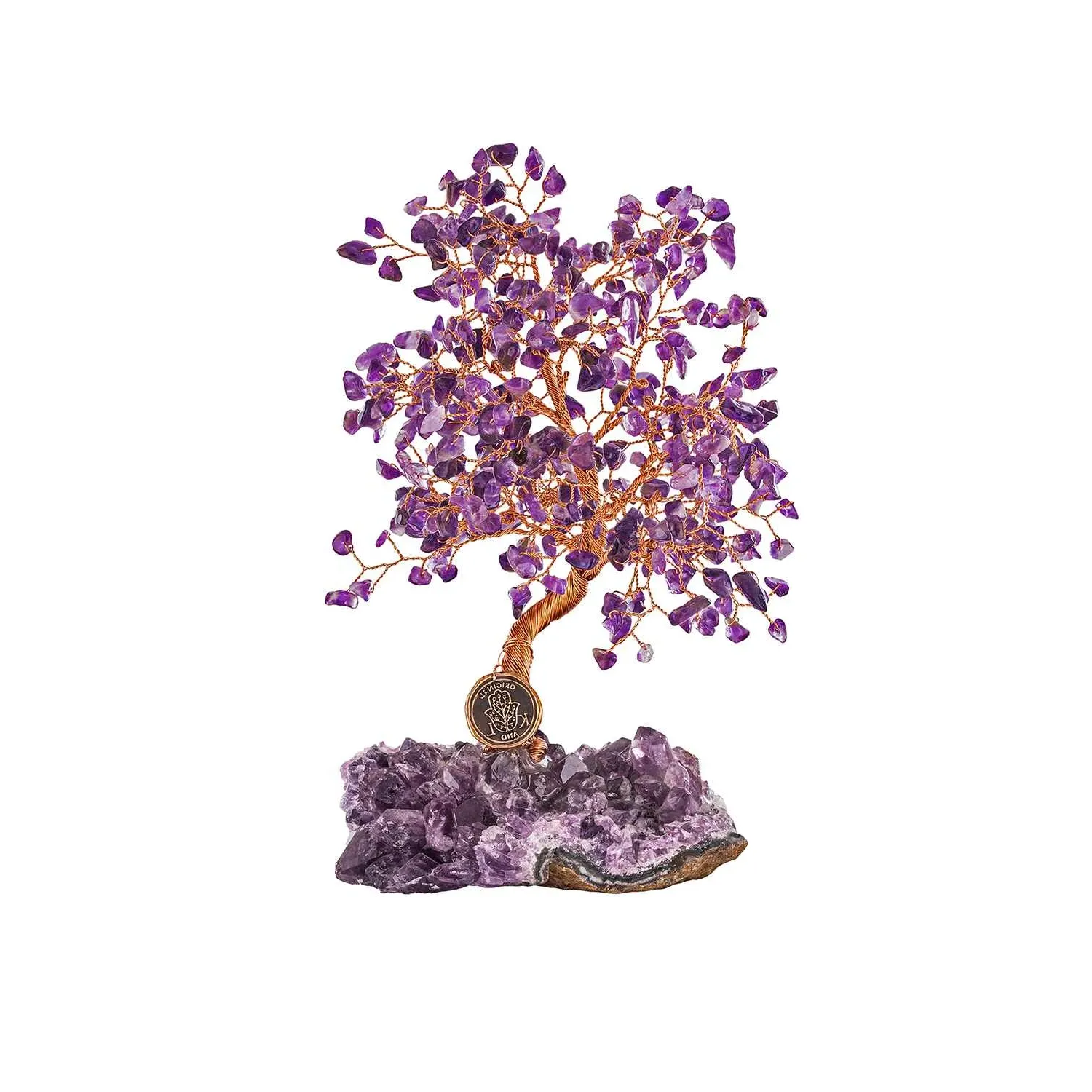 Calming Spirit Amethyst Feng Shui Tree - Purple
