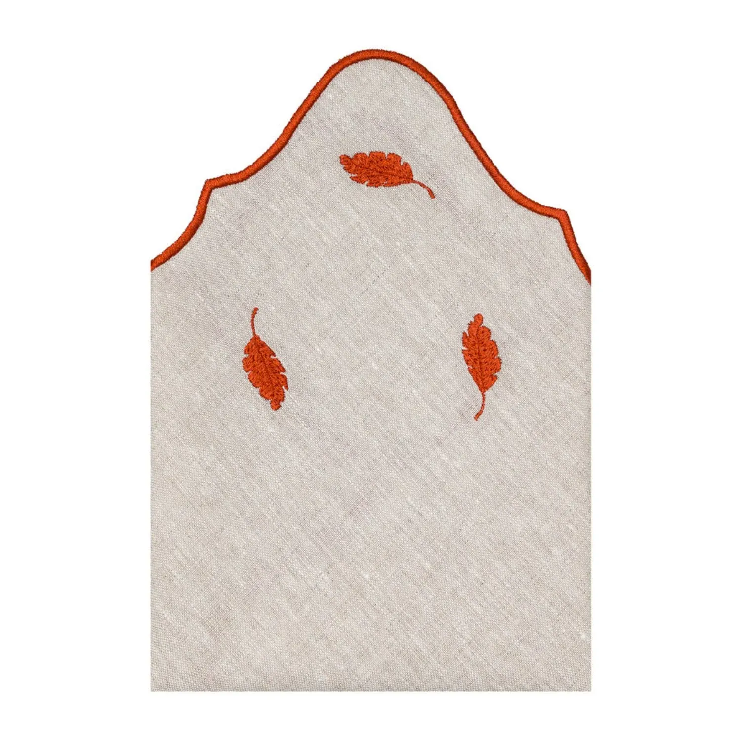 Autumn Flora Napkins Set of Two - Neutrals, Turkish Linen
