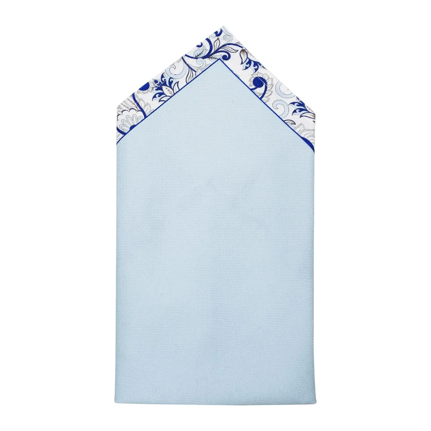 Blue Brunnera Napkins Set of Two - Blue, Polyester image