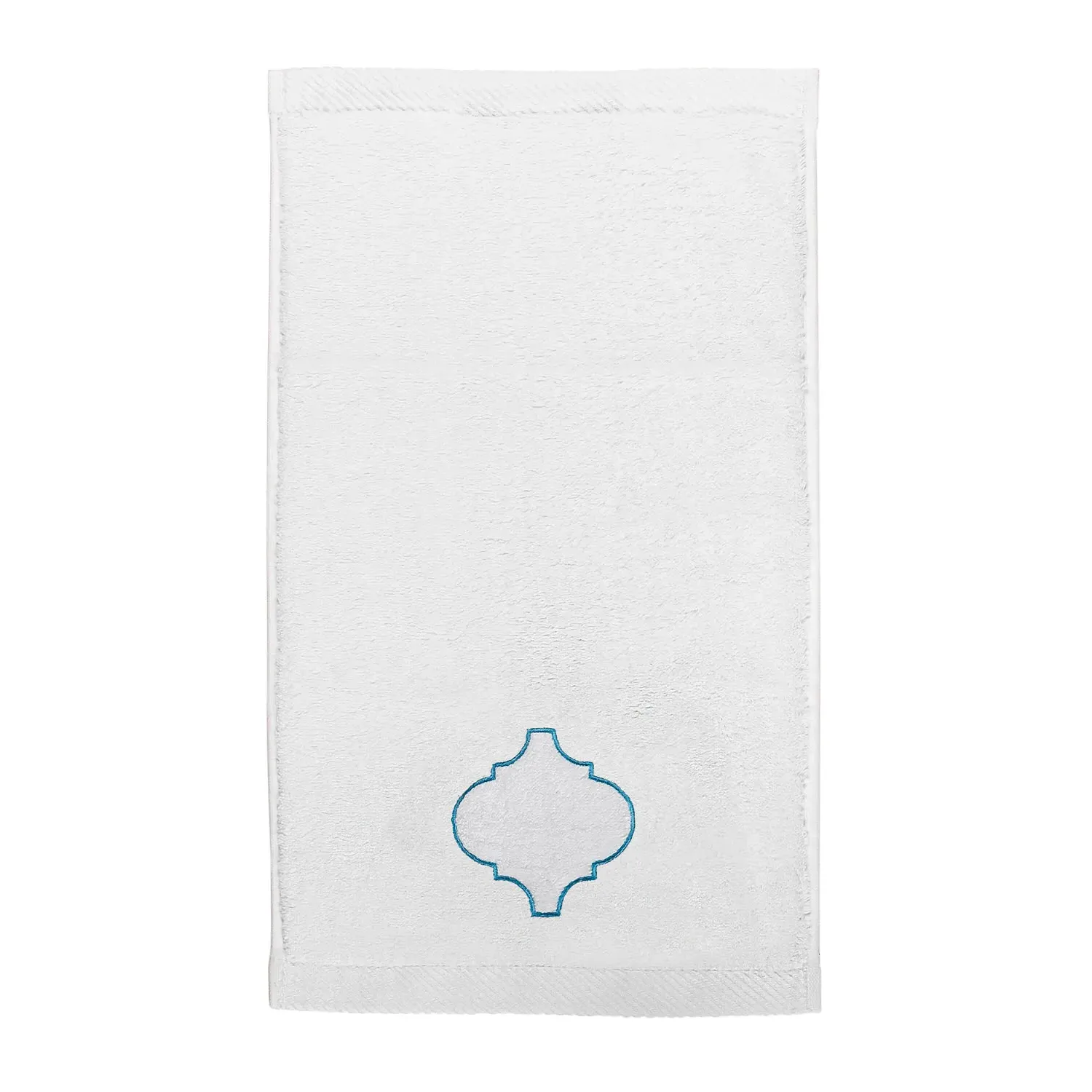 Catena Embroidery Hand Towel - White, Cotton