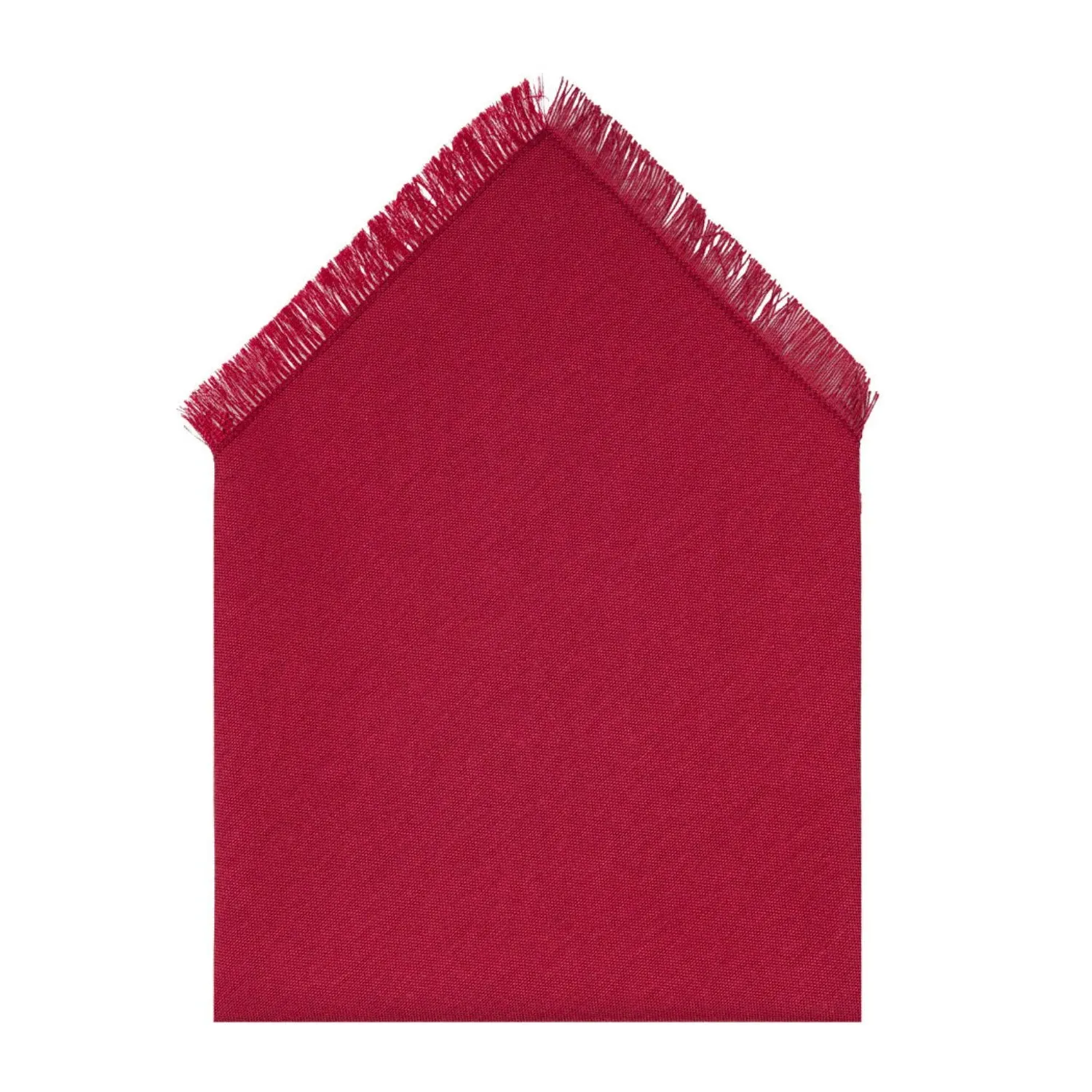 Cotton Napkins Set of Two - Red Burgundy, Turkish Linen image