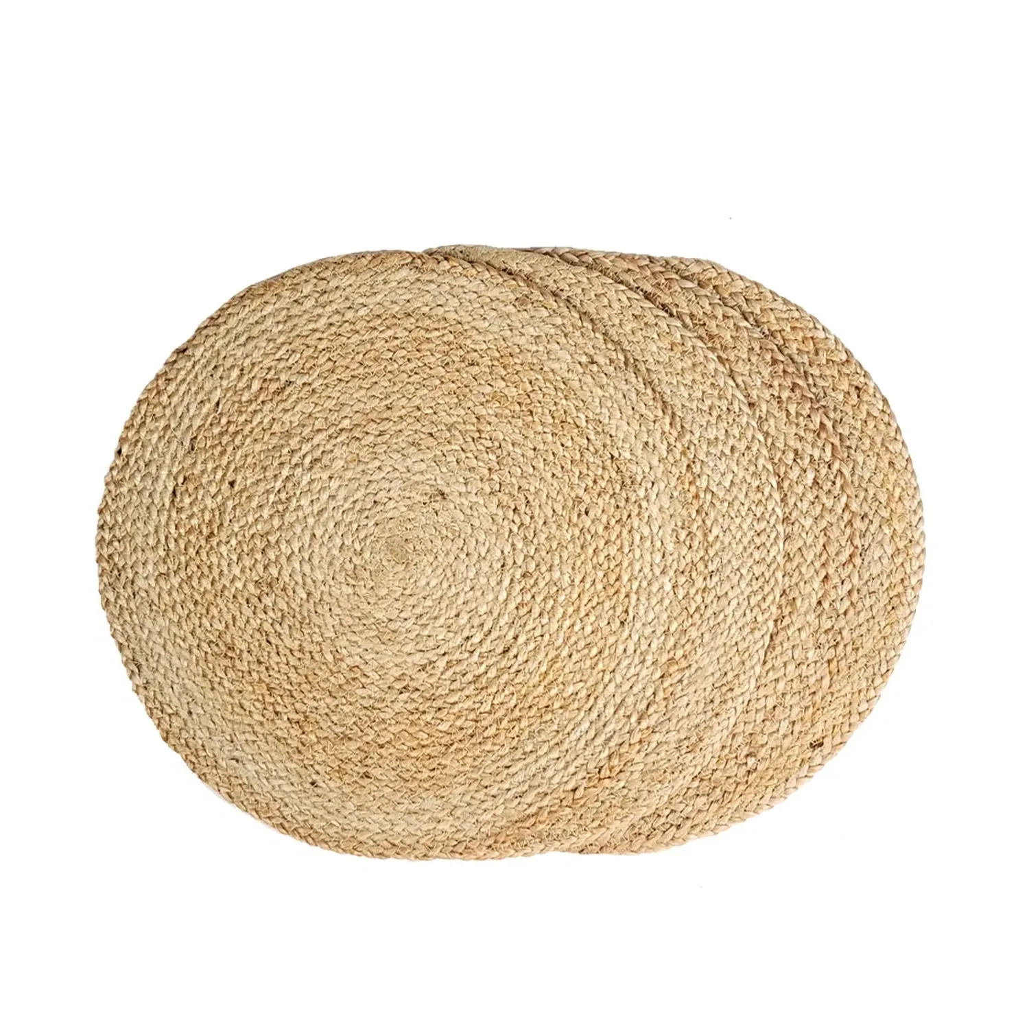 Kata Round Placemat Set of 4 - Natural, Jute image