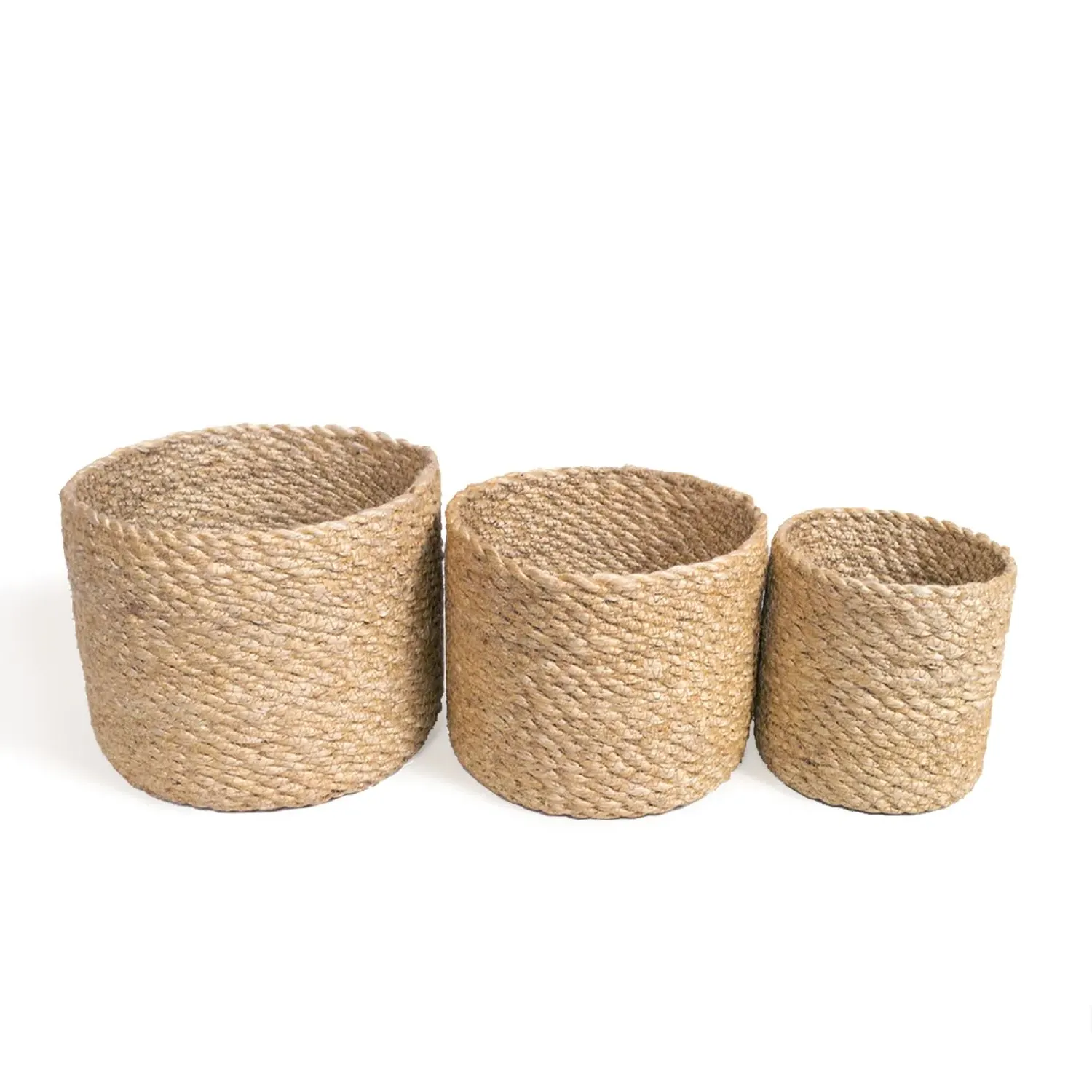 Kata Storage Bin Set of 3 - Natural, Jute image