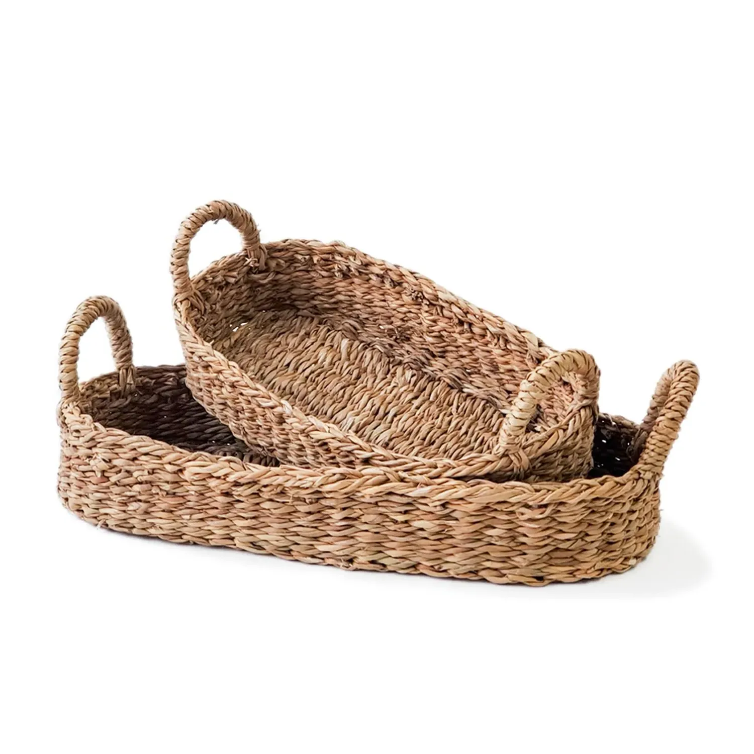 Savar Bread Basket Set of Two - Brown, Seagrass image
