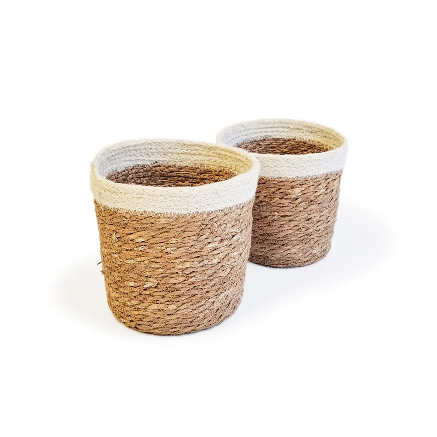 Savar Plant Basket Set of 2 - Natural, Seagrass image