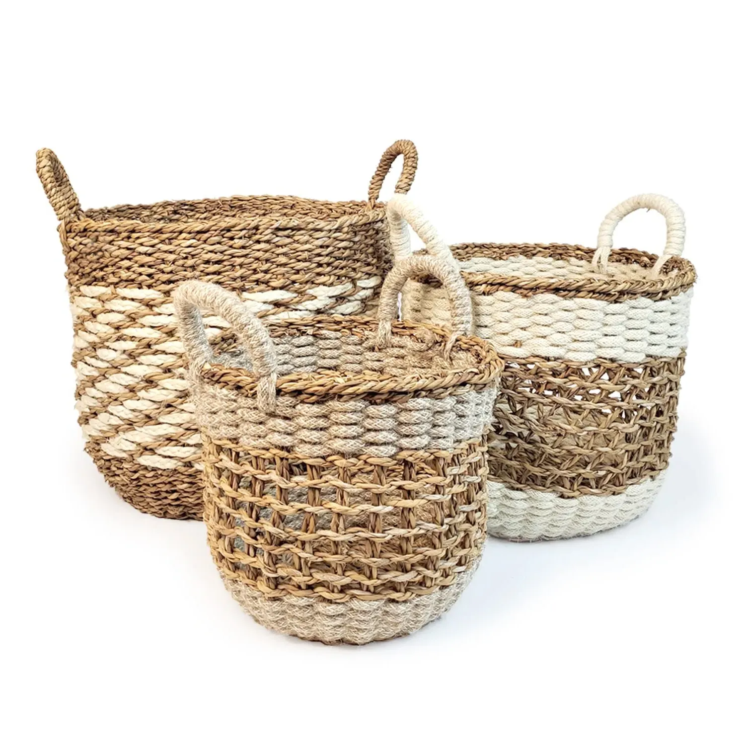 Ula Mesh Basket - Natural, Seagrass image
