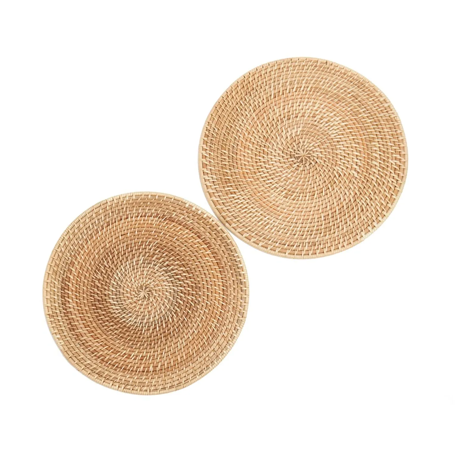Laguna Woven Rattan Placemats, Set of 2