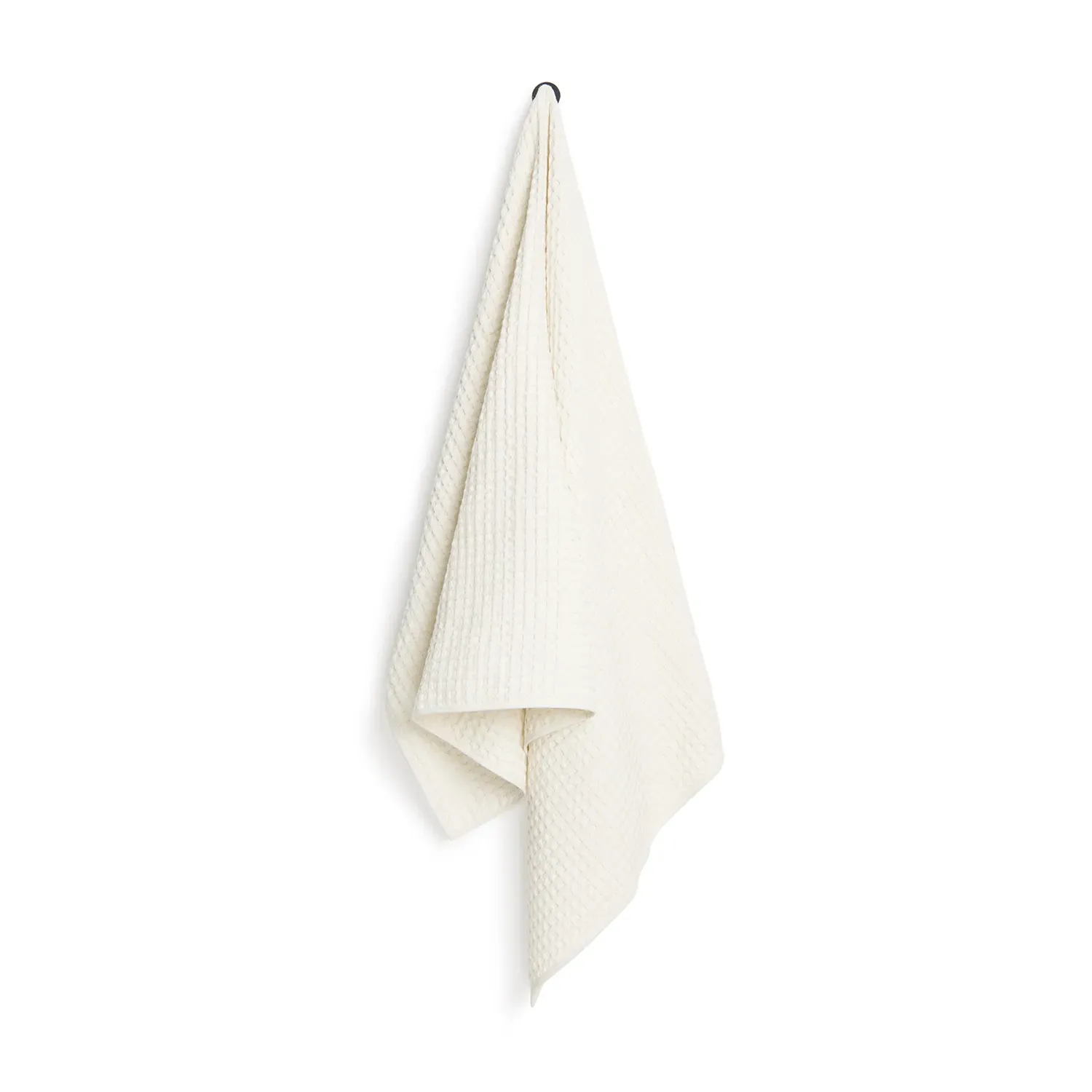 Waffle Bath Sheet Large - Ivory, Cotton