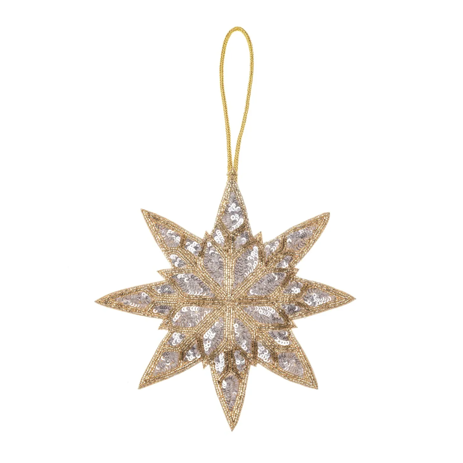 Extra Large Christmas Star Tree Decoration - Silver image