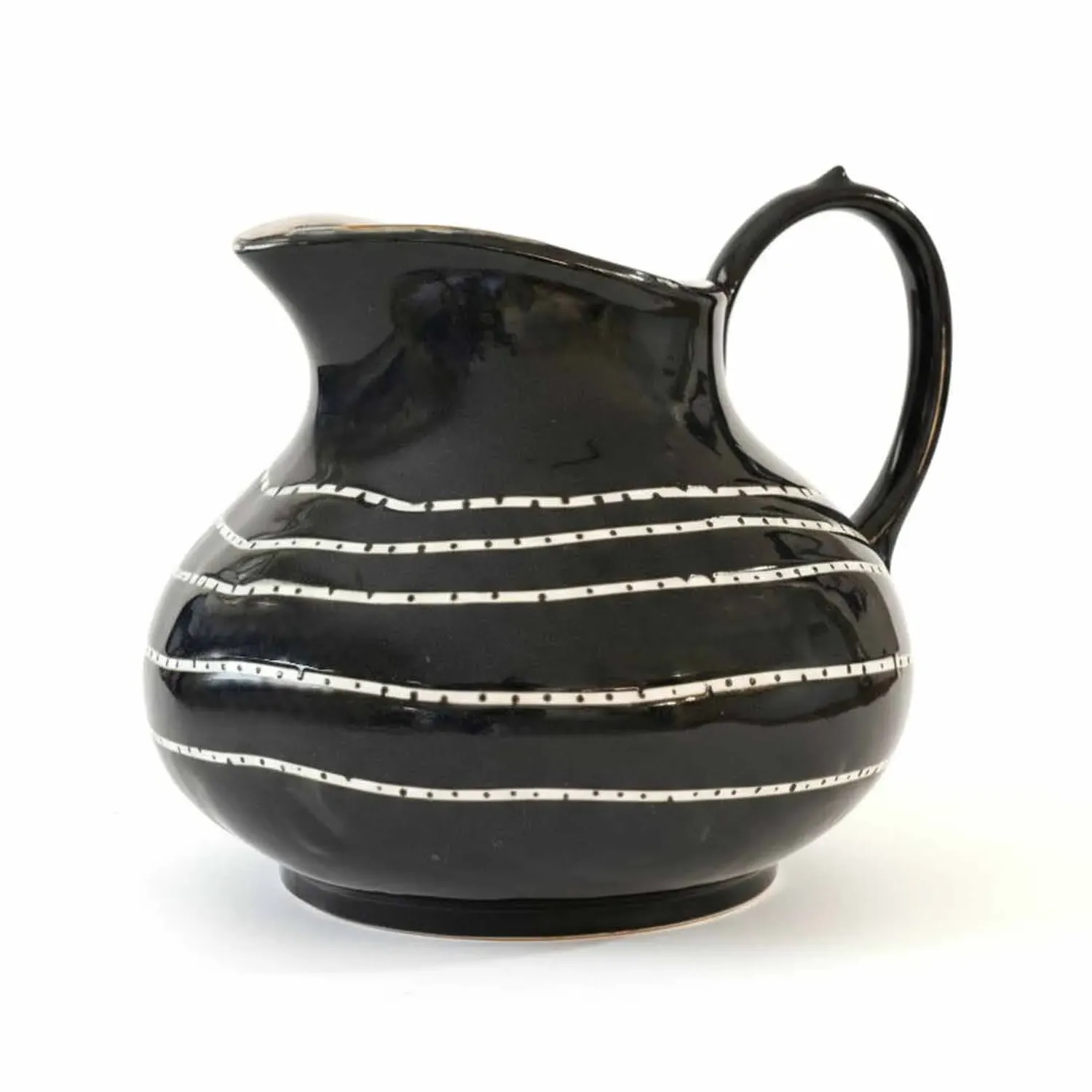 Aura Porcelain Pitcher - Black image