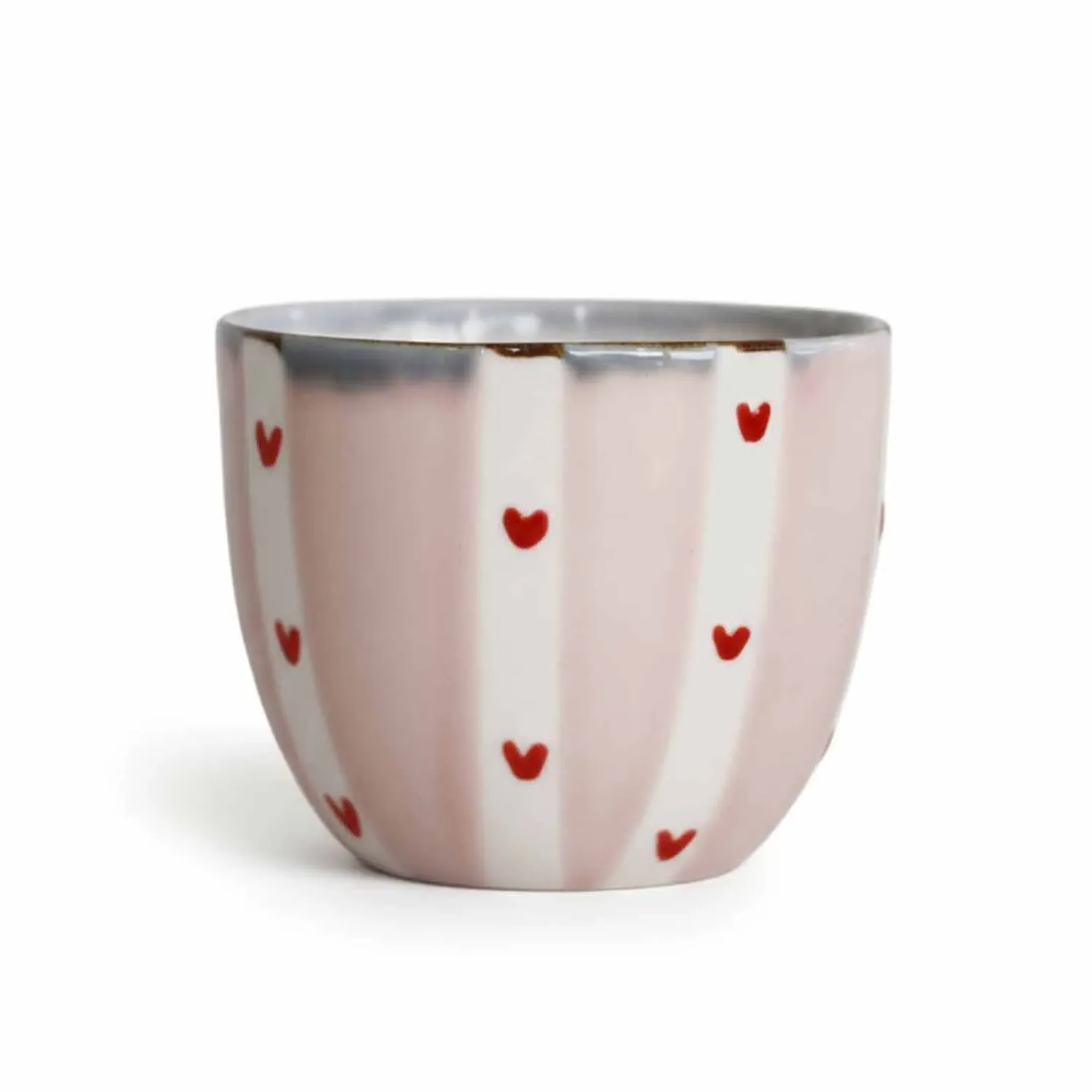 Enjoy Blush Hearts Espresso Cup - Pink, Porcelain image