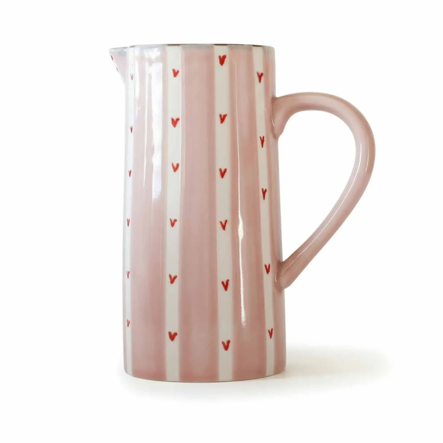 Enjoy Handmade Pitcher - Pink, Porcelain image