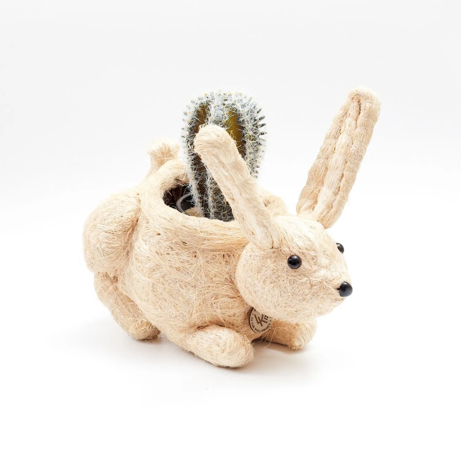 Coco Coir Bunny Planter - Brown