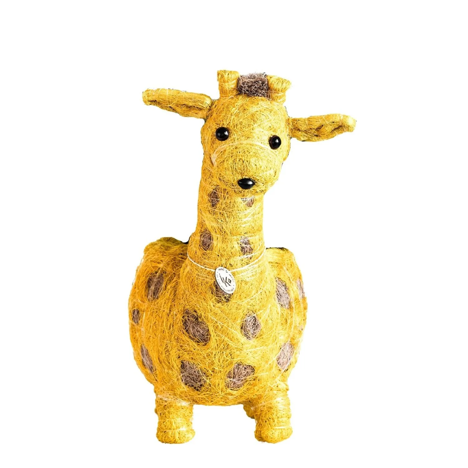 Coco Coir Giraffe Planter - Orange