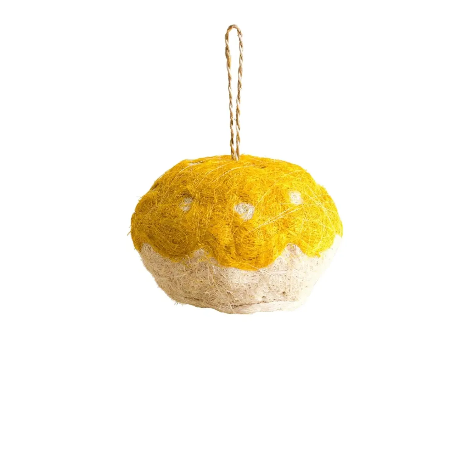 Coco Coir Jellyfish Planter - Orange image