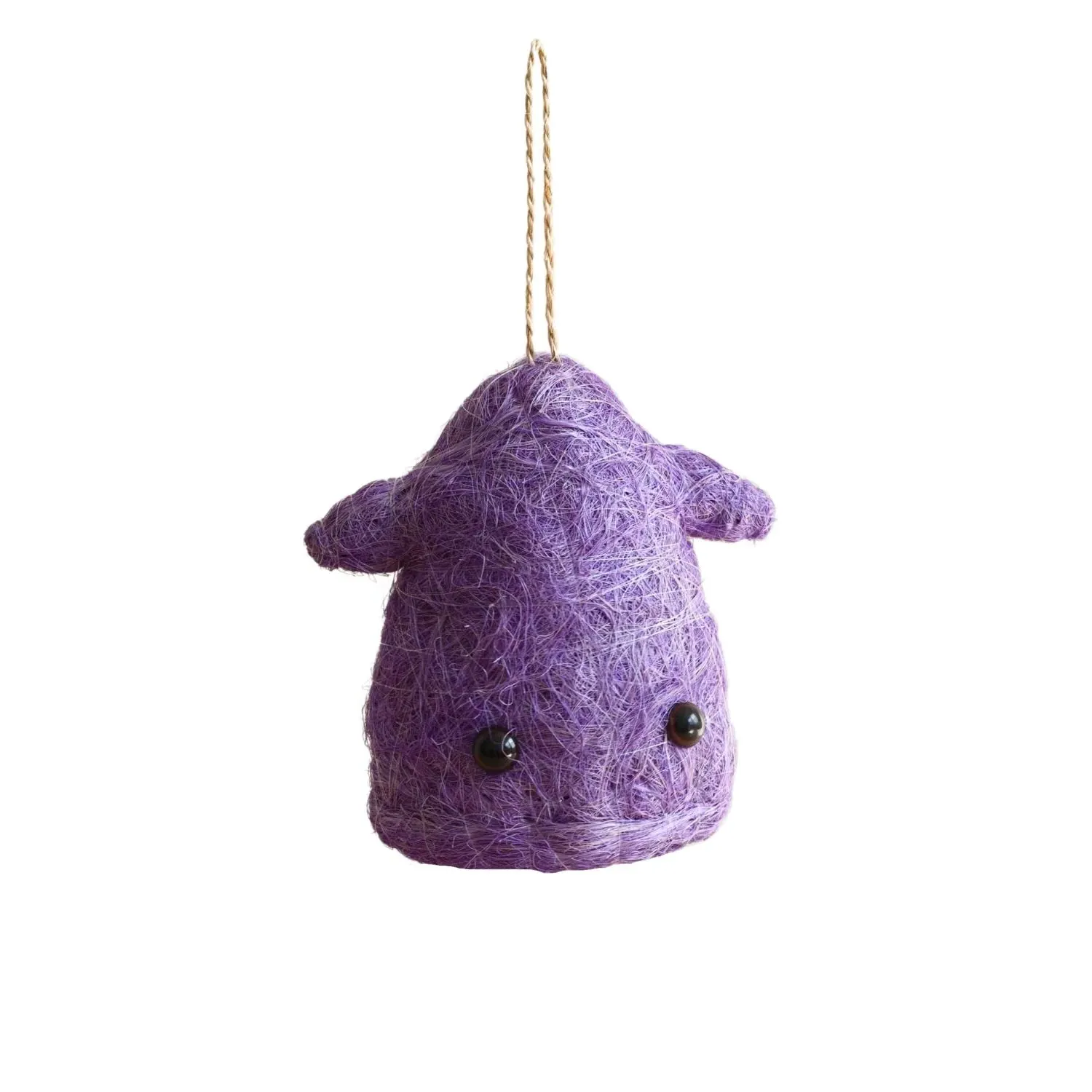Coco Coir Squid Planter - Purple