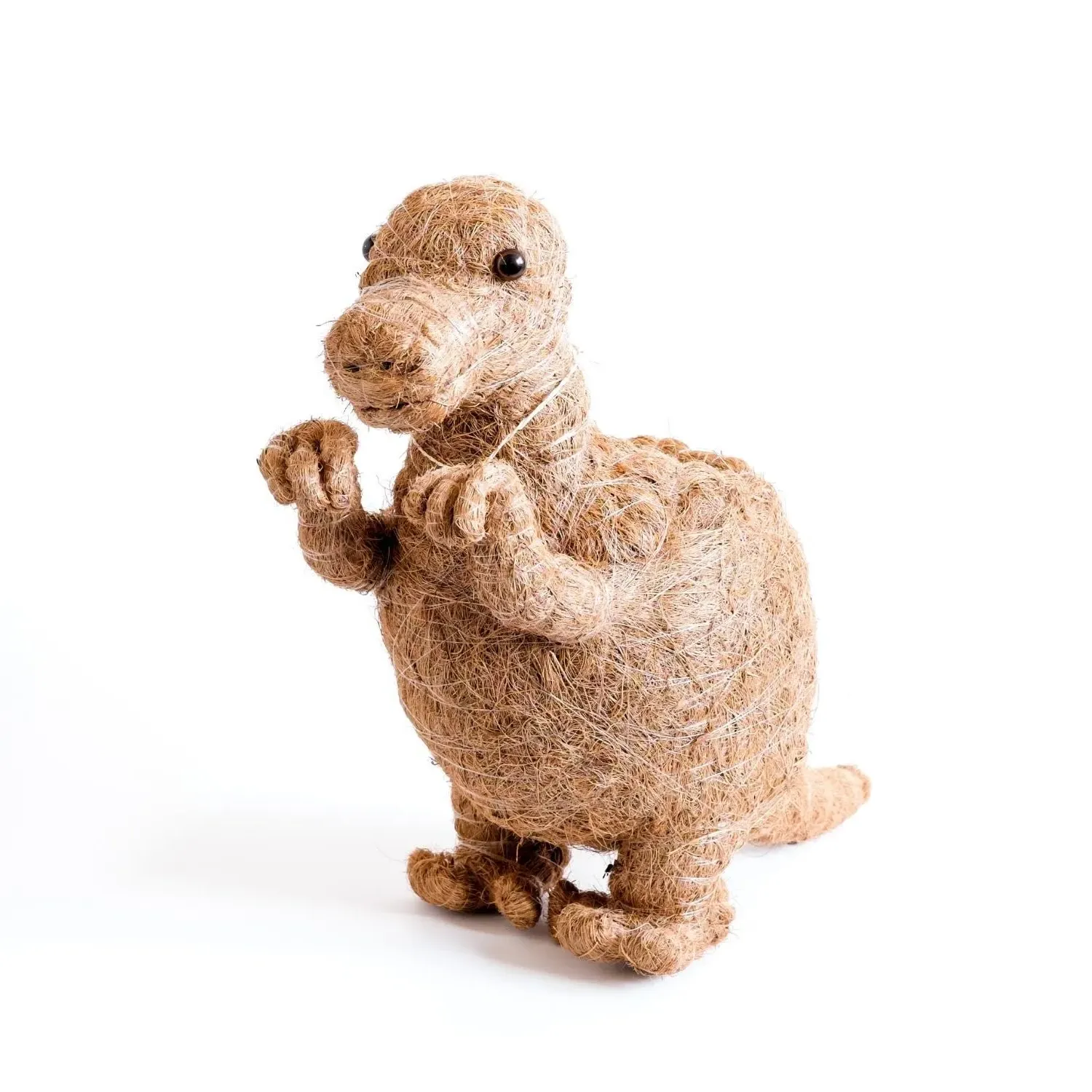Coco Coir T-Rex Planter - Brown