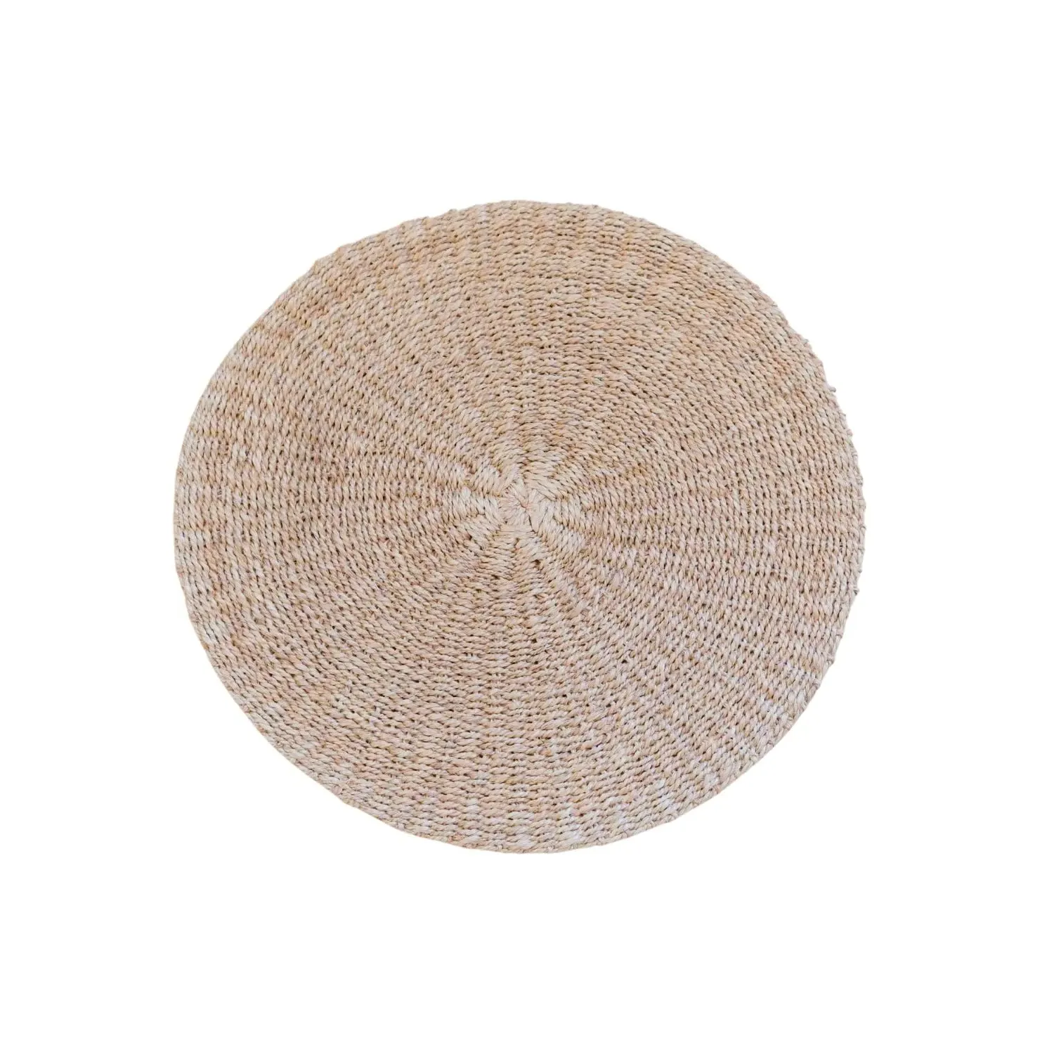 Round Charger Placemats Set of Two - Natural, Abaca Fiber image