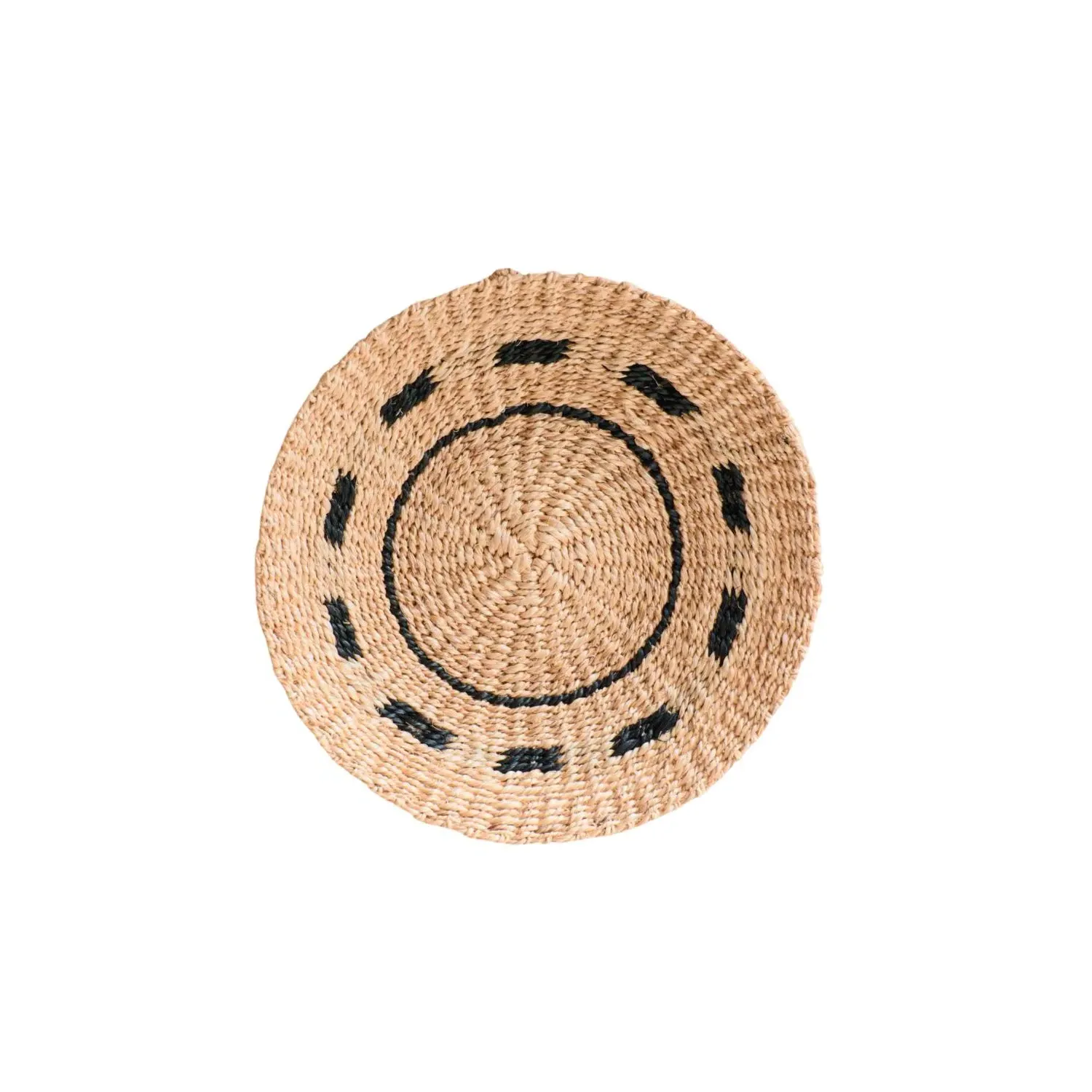 Small Wall Baskets Set of 3 - Black, Natural