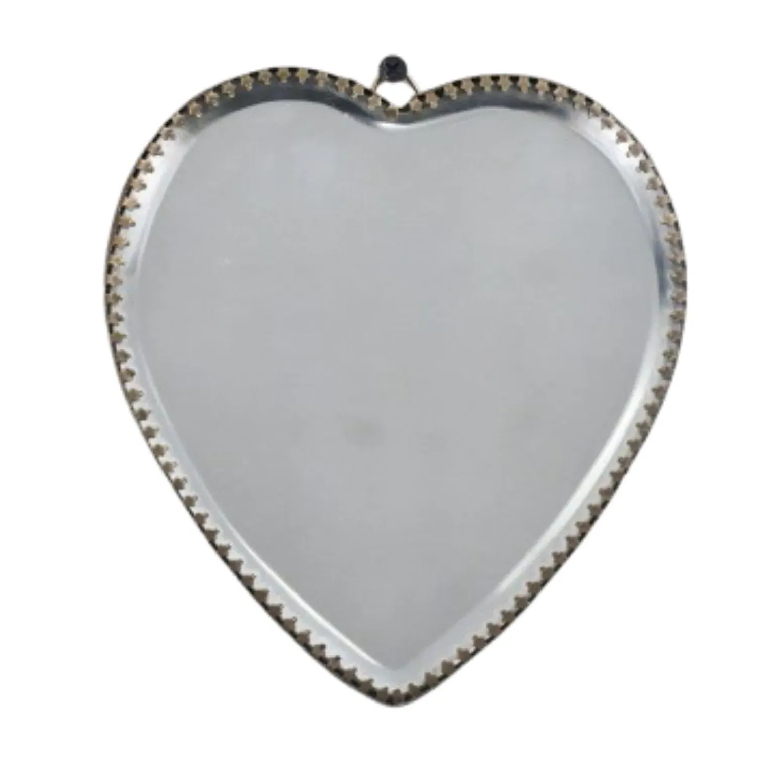Heart Art-Decor Hanging Mirror - Gold