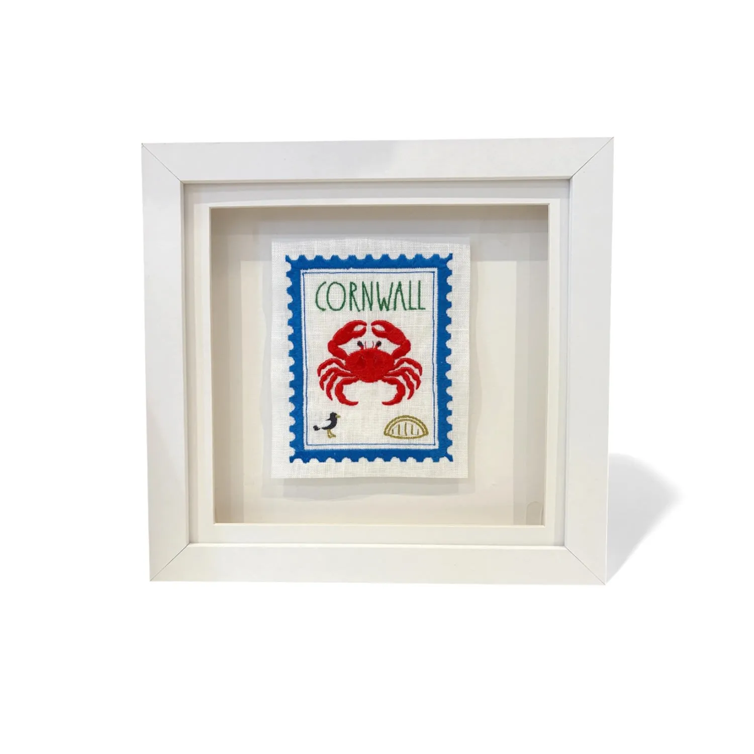 Cornwall Inspired Stamp Artwork - White image